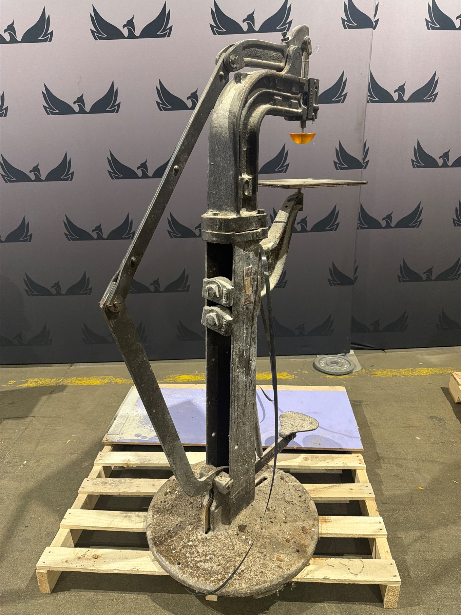 STIMPSON Machine Builders Foot‑Operated Riveter USED 0