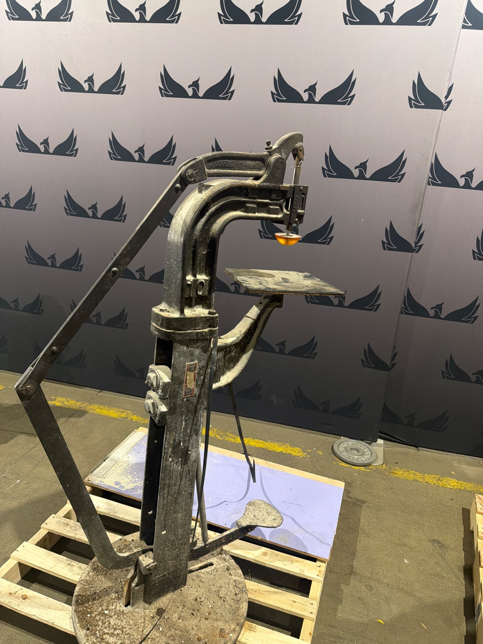 STIMPSON Machine Builders Foot‑Operated Riveter USED 1