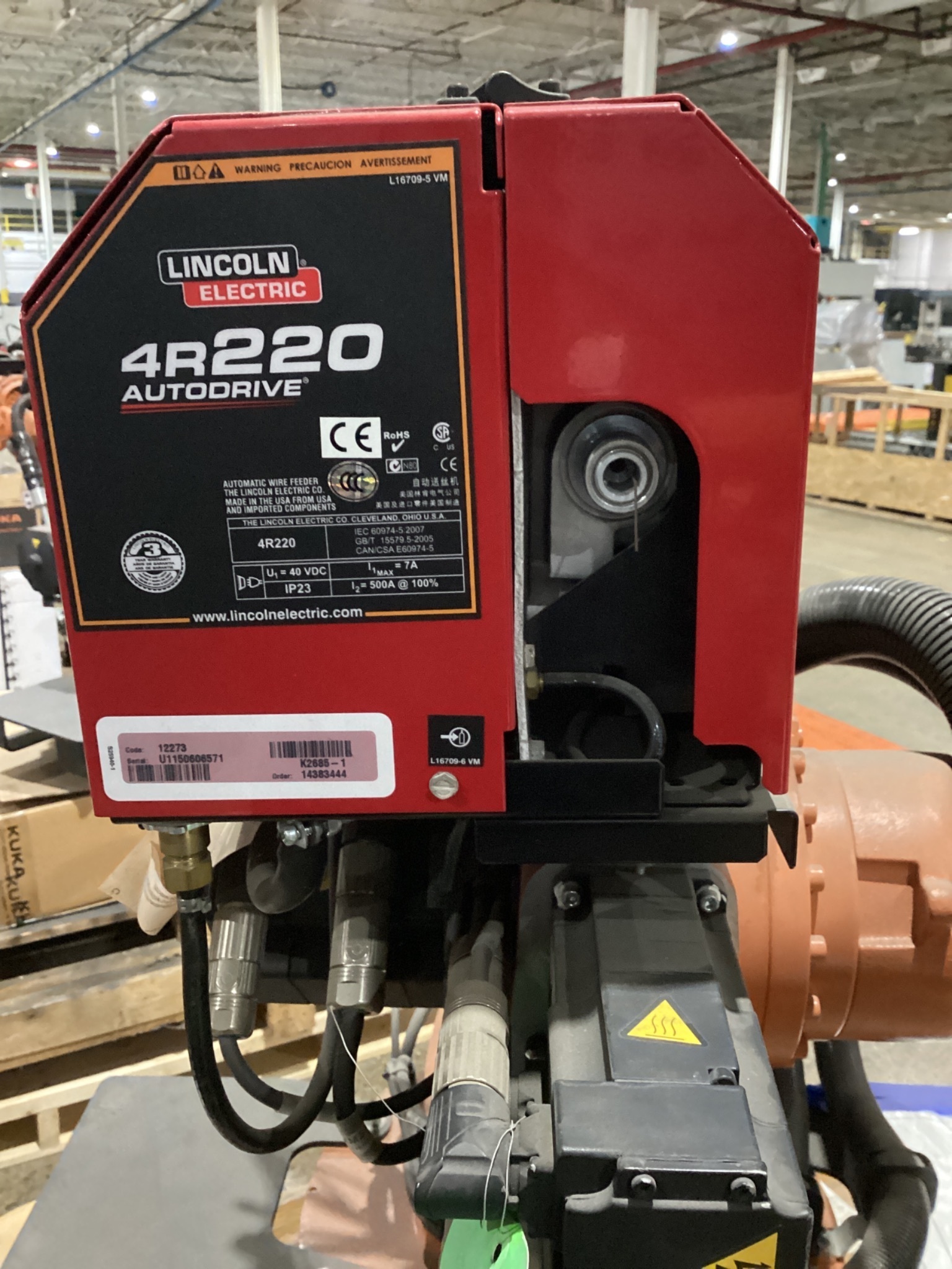 KUKA KR16 L6-2 w/ KR C4 Controls Lincoln R550 Weld Package & TT3A Reamer NEW 4