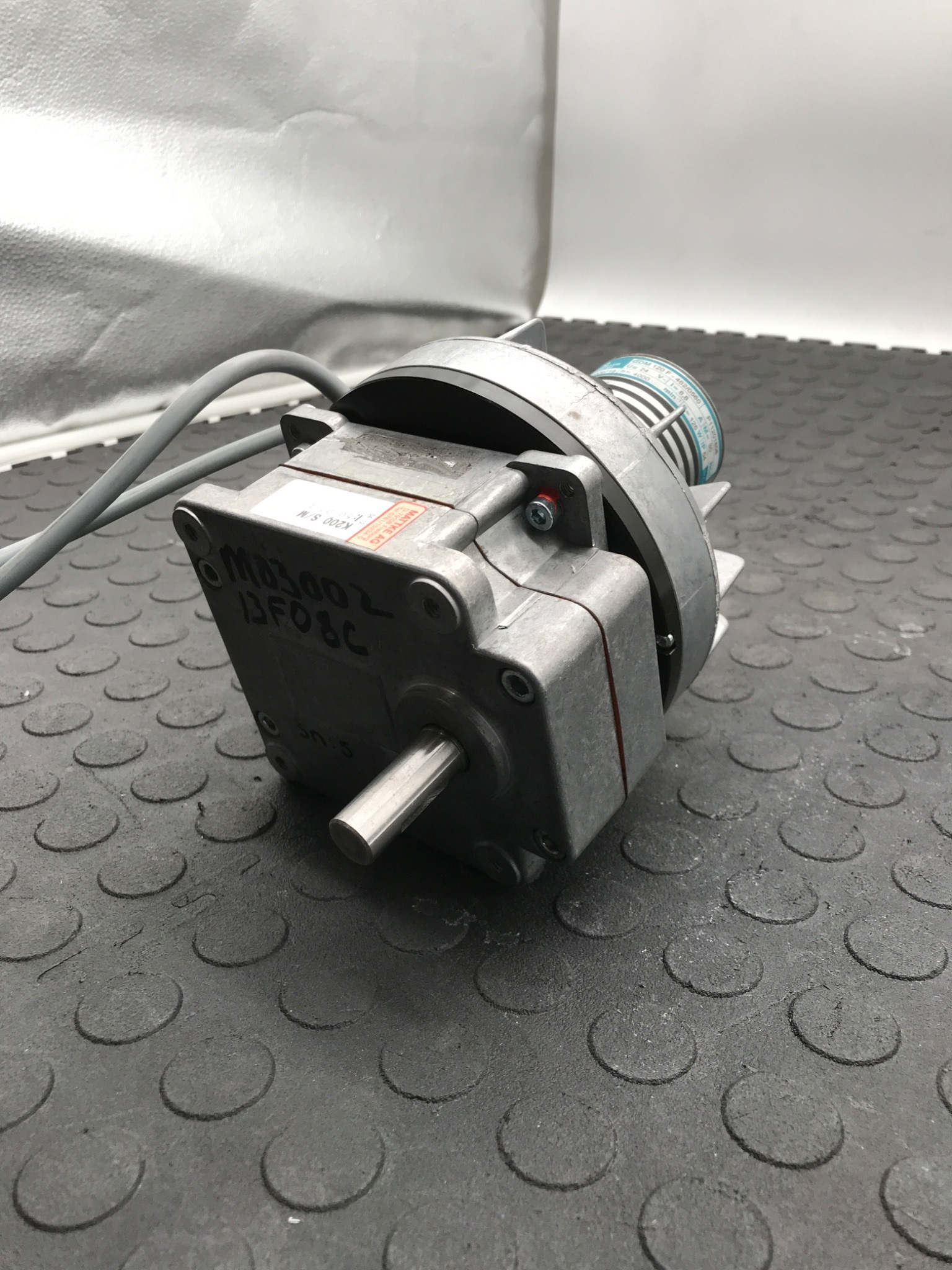 BAUMÜLLER NÜRNBERG GDM 120 F‑462/0560 Servo Gearmotor Assembly USED 2