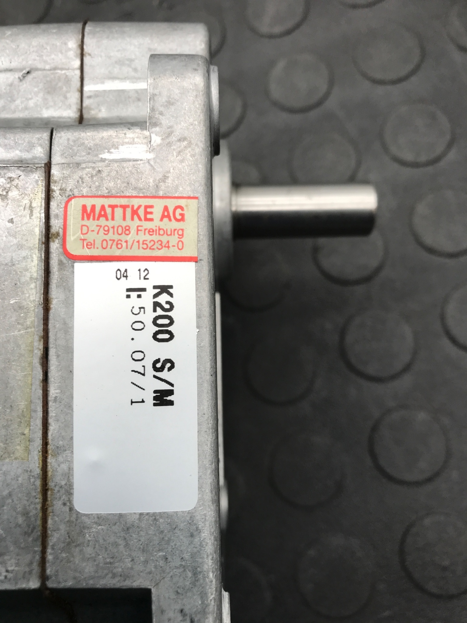 BAUMÜLLER NÜRNBERG GDM 120 F‑462/0560 Servo Gearmotor Assembly USED 7