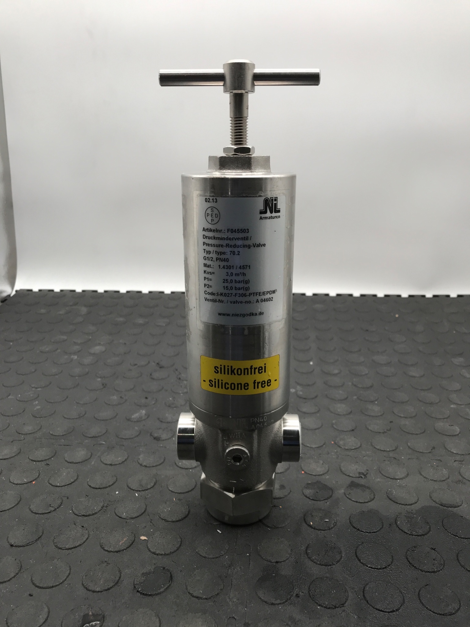 ARMATUREN Niezgodka F045503 Pressure Reducing Valve PN40 NEW 0