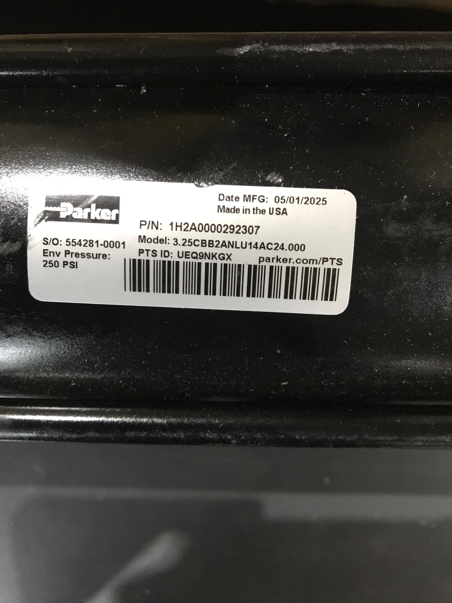 PARKER 1H2A0000292307 Hydraulic Cylinder NEW 4