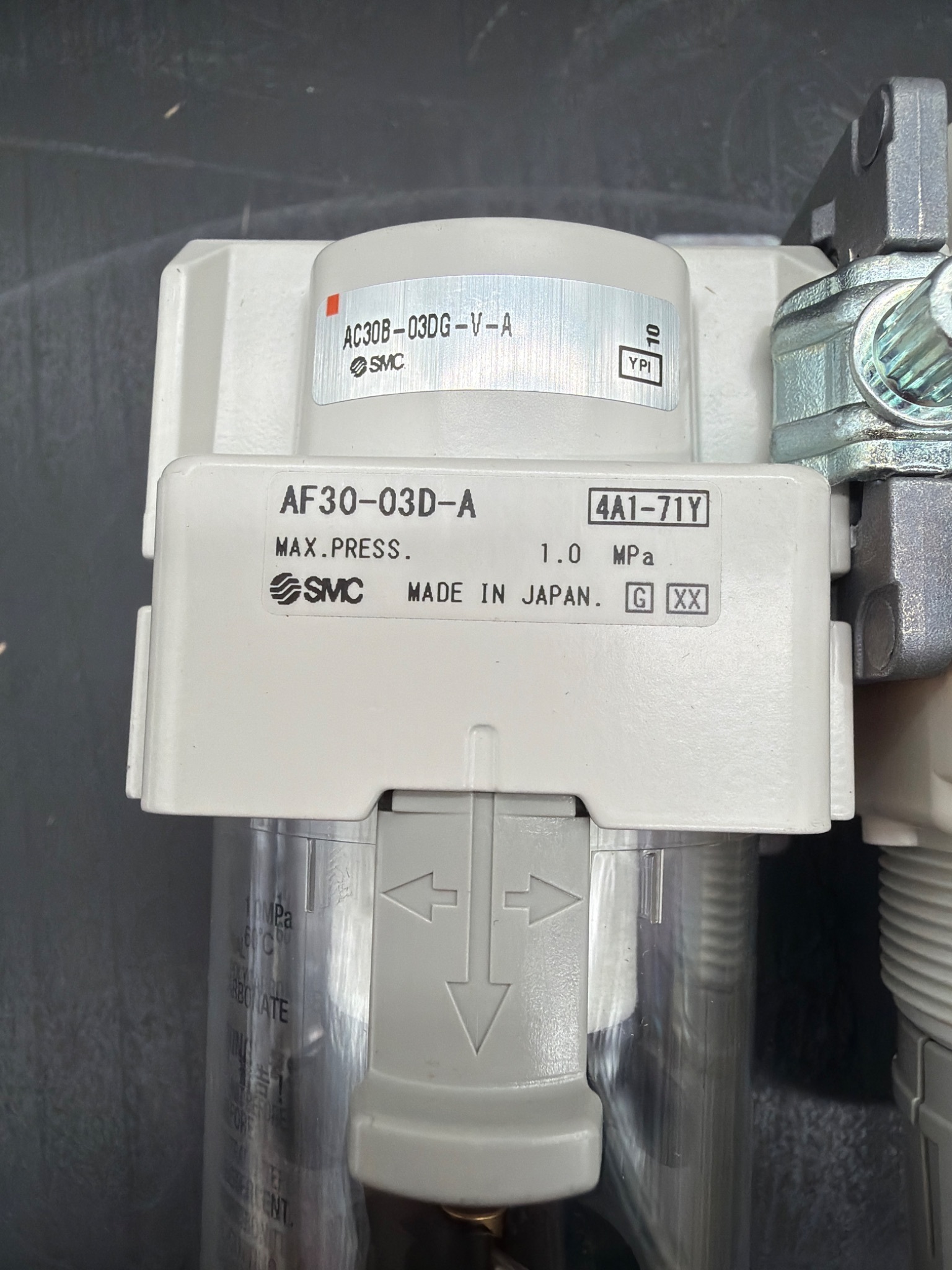 SMC FRL Air Preparation Assembly AF30 / AR30 / AC30 NEW 1
