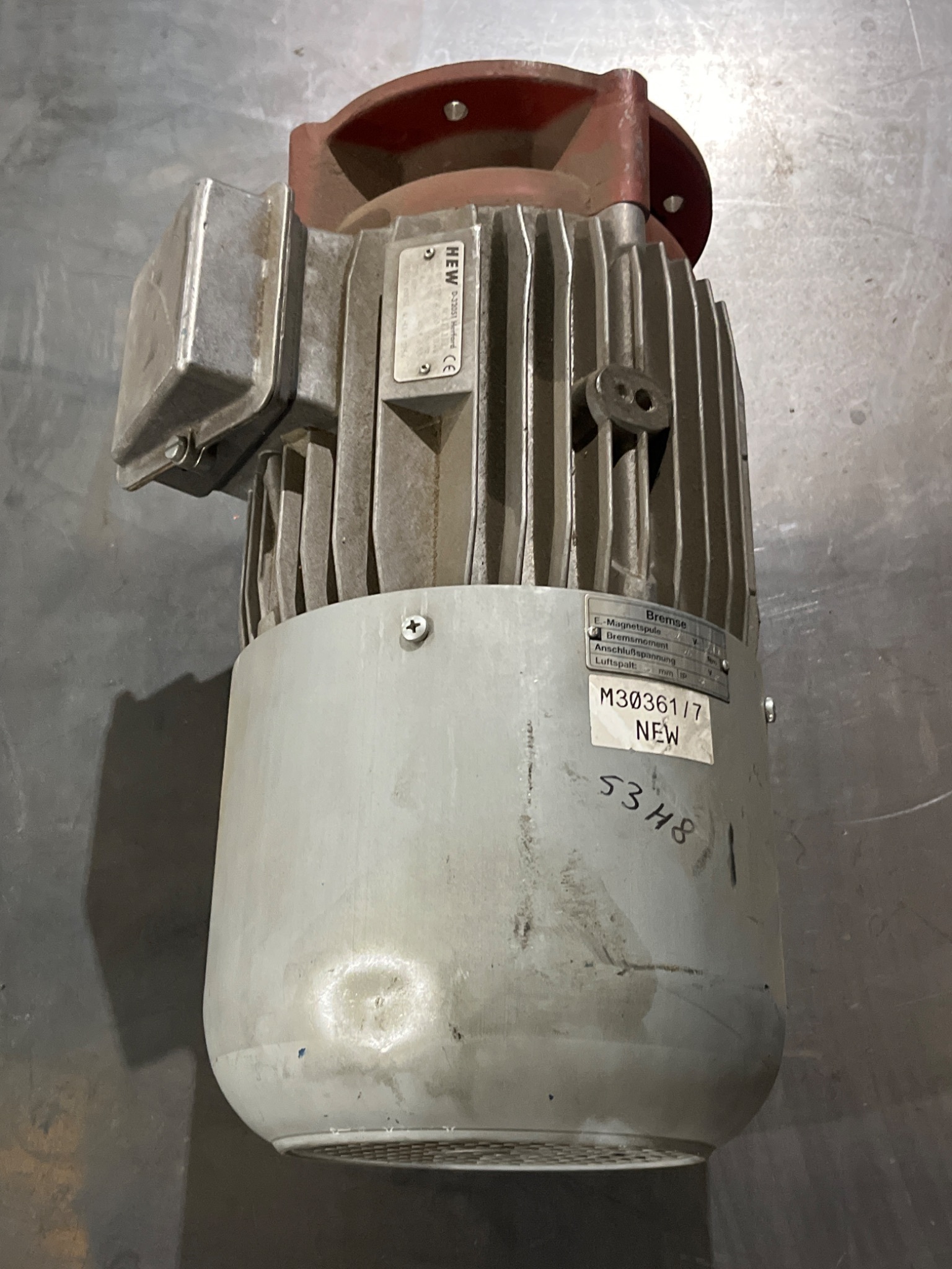 HEW 112M/4k‑B60 AC Motor with Brake USED 1