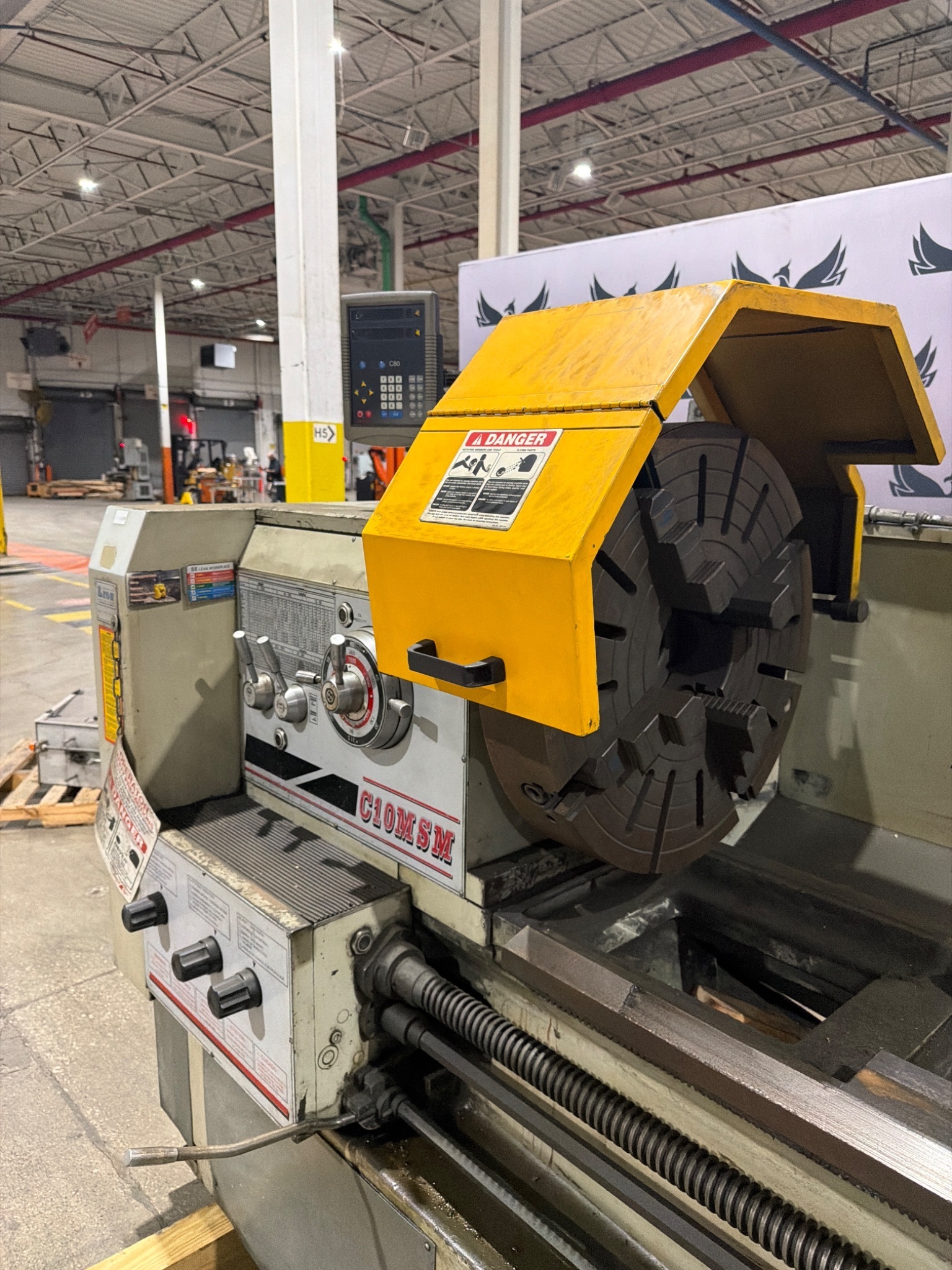 EUROPEAN LION C10MSM Engine Lathe with DRO USED 6
