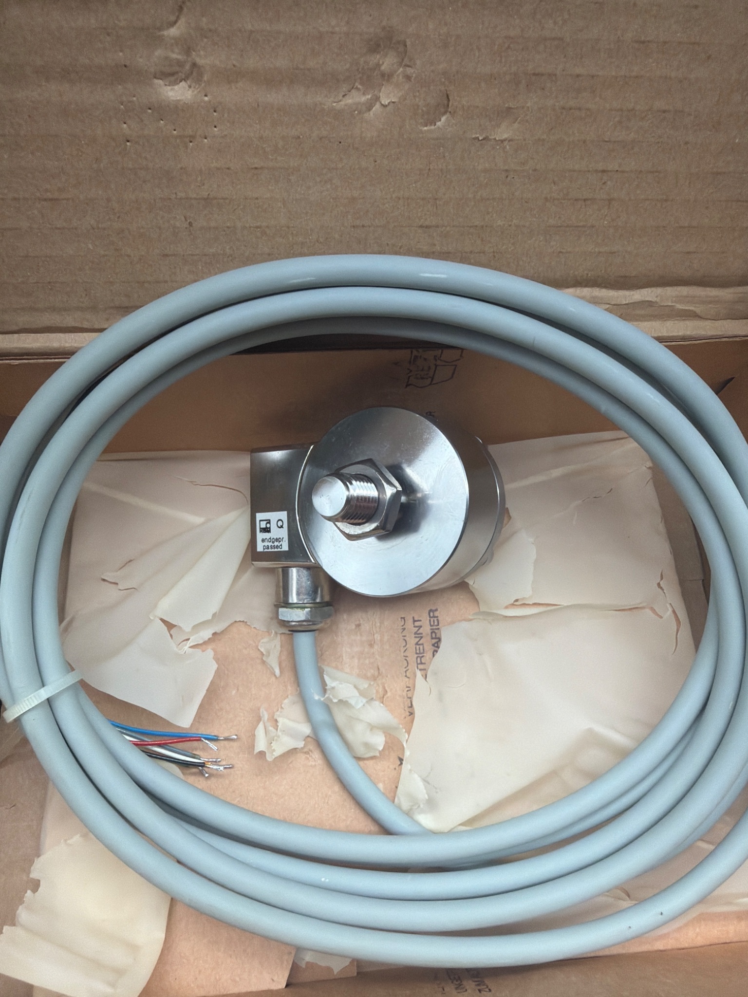 HBM K06679 U2B 1 kN Load Cell Force Transducer NEW 0