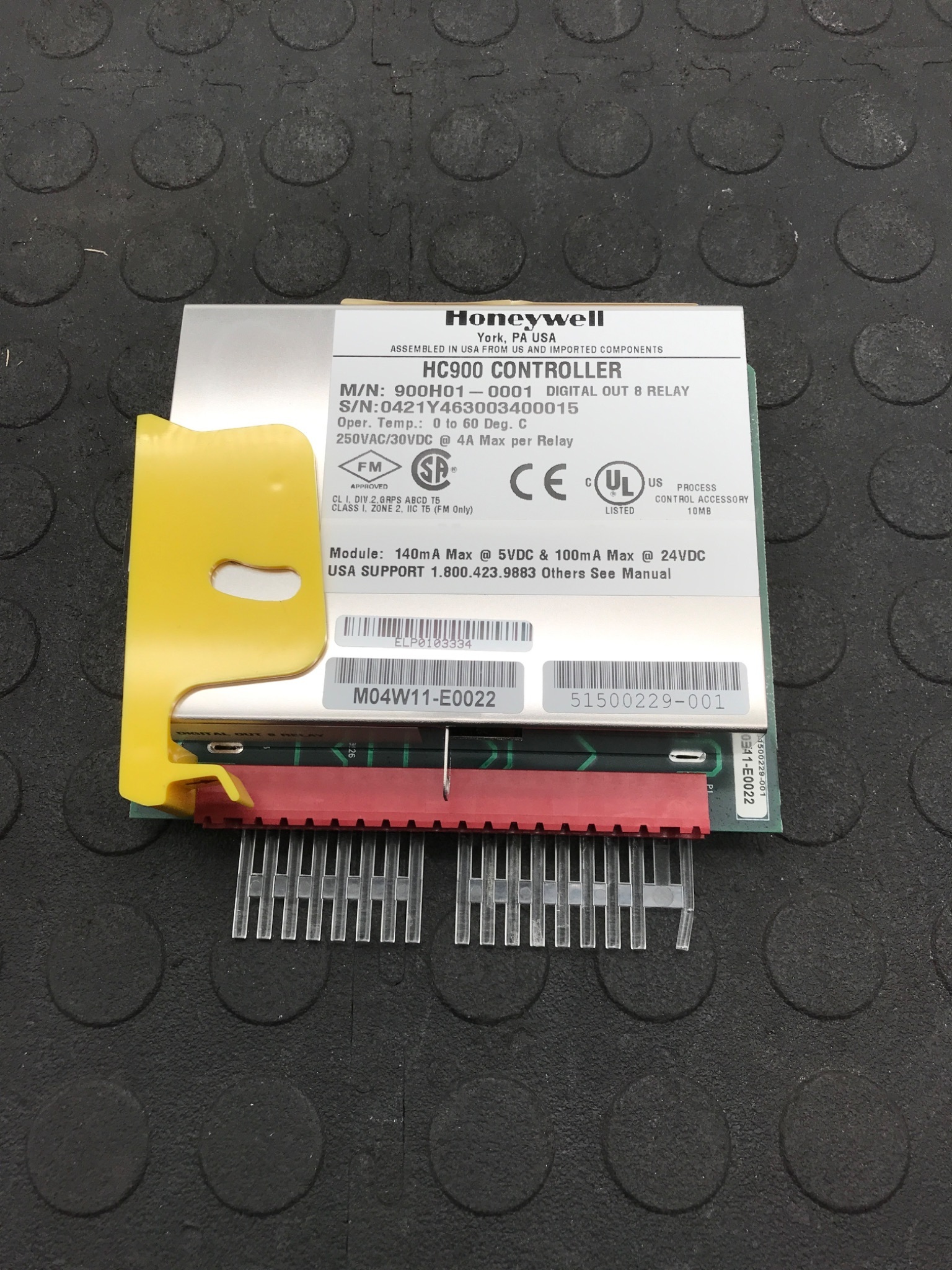 HONEYWELL 900H01‑0001 HC900 Digital Output Relay Module USED 0