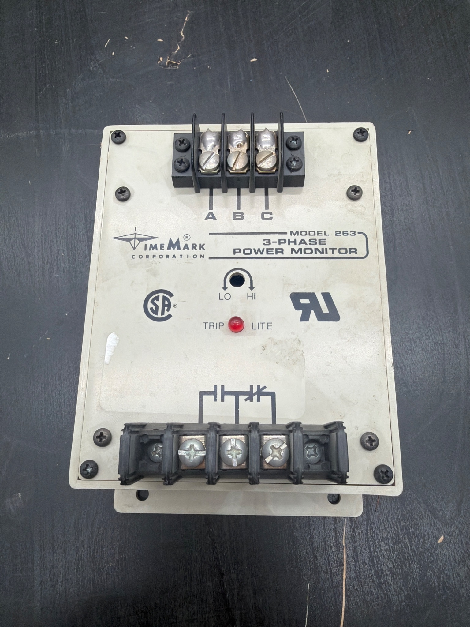IMEMARK A263 3‑Phase Power Monitor 115 VAC USED 2