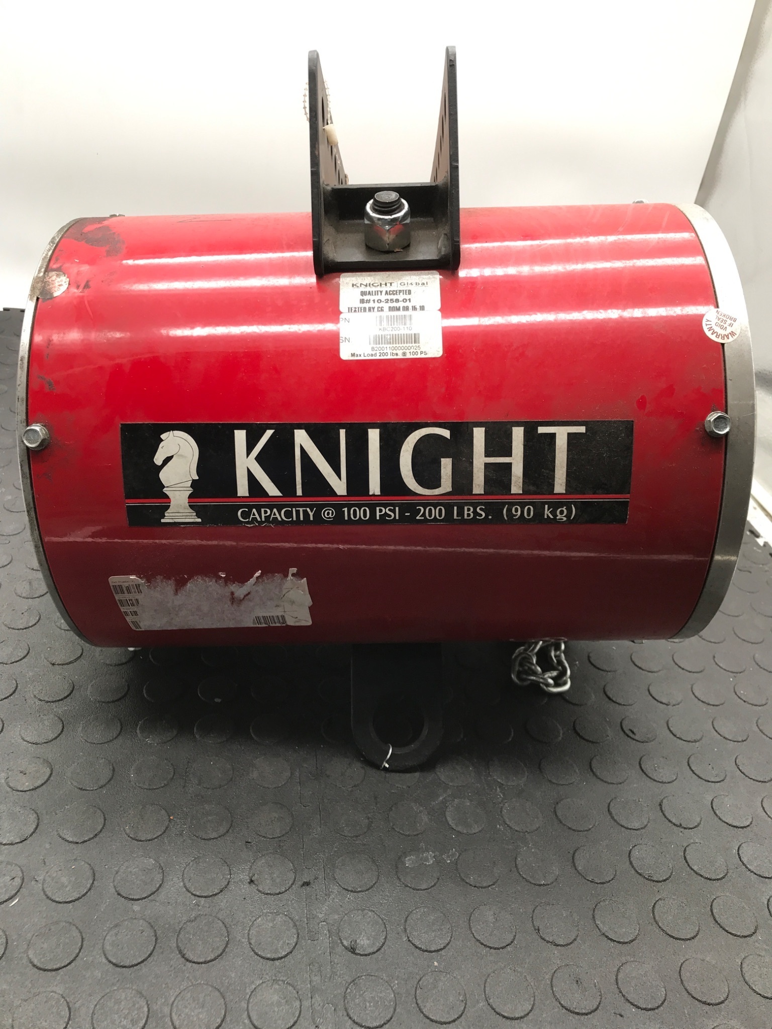KNIGHT KBC200-110 Air Balancer 200 lb @ 100 PSI USED 3