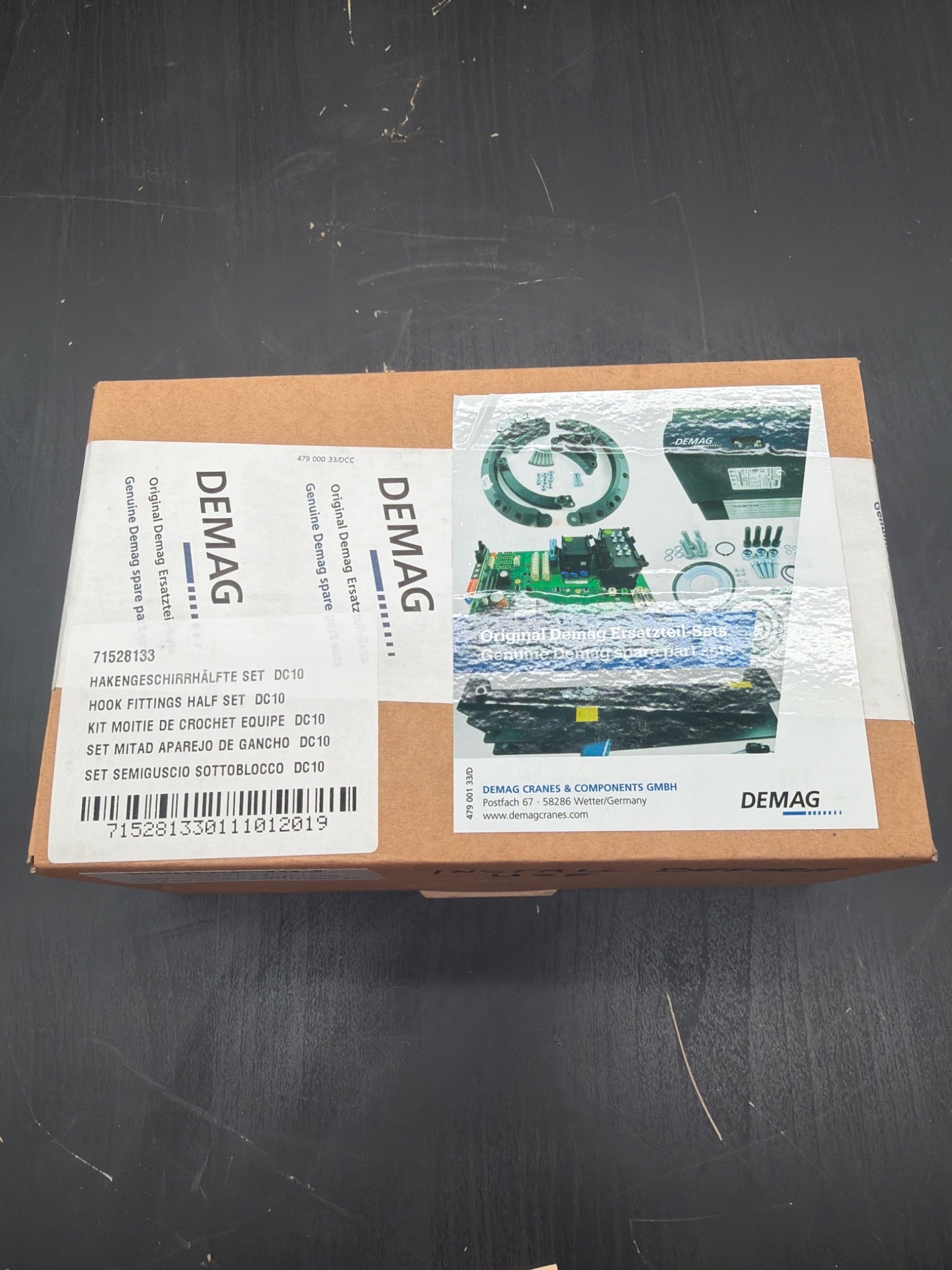 DEMAG 71528133 Hook Fittings Half Set DC10 NEW 1