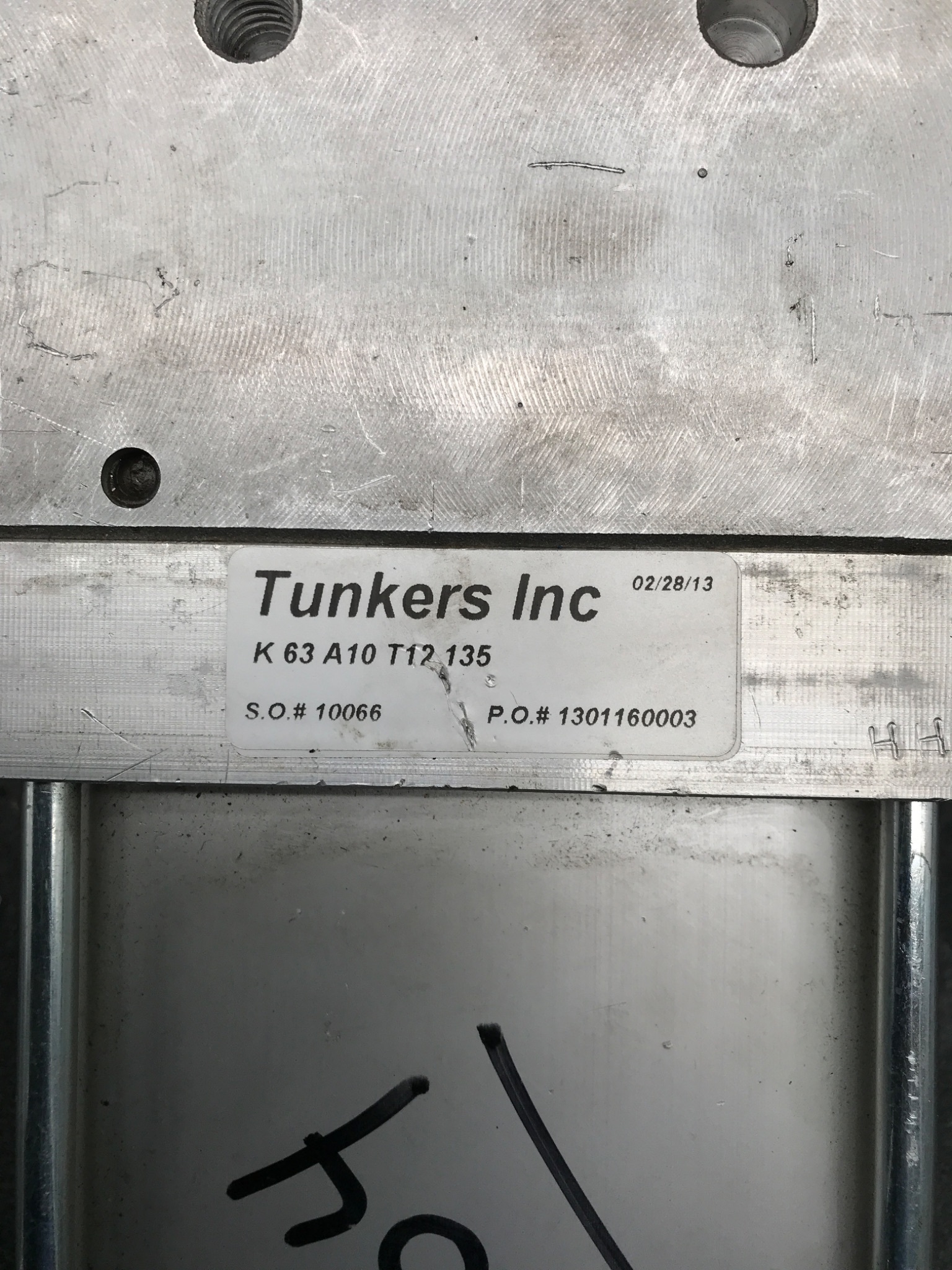 TUNKERS K‑63‑A10‑T12‑135 Pneumatic Clamp USED 1