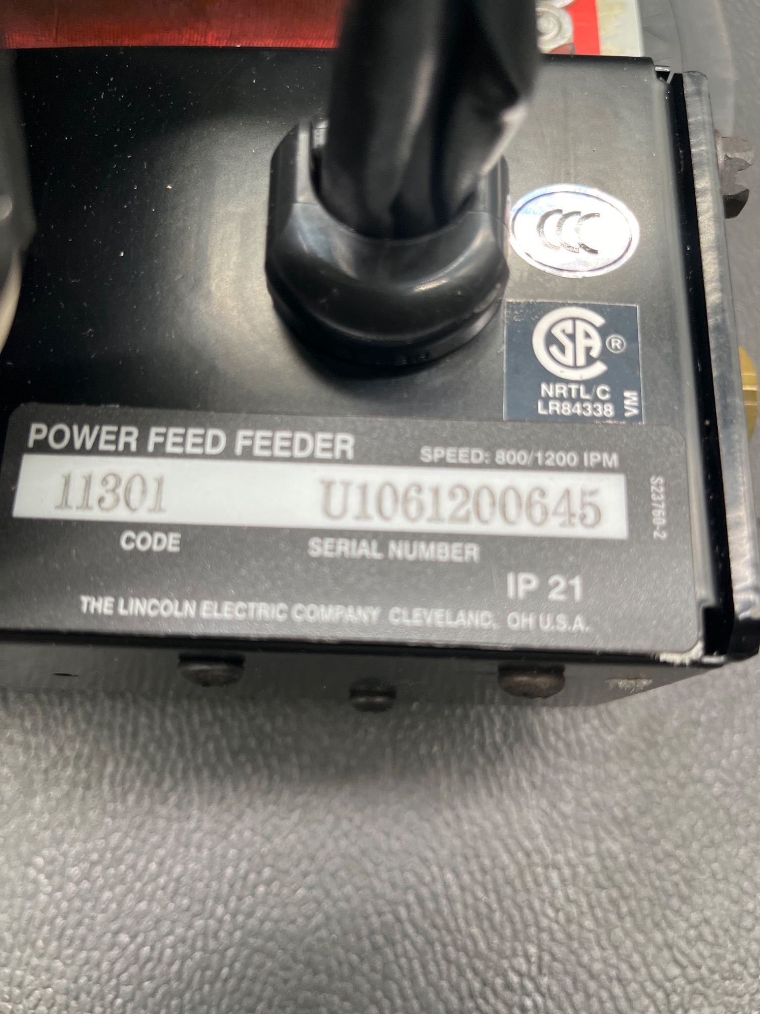 LINCOLN ELECTRIC K1780‑2 Power Feed 10 Robotic Wire Feeder NEW 4