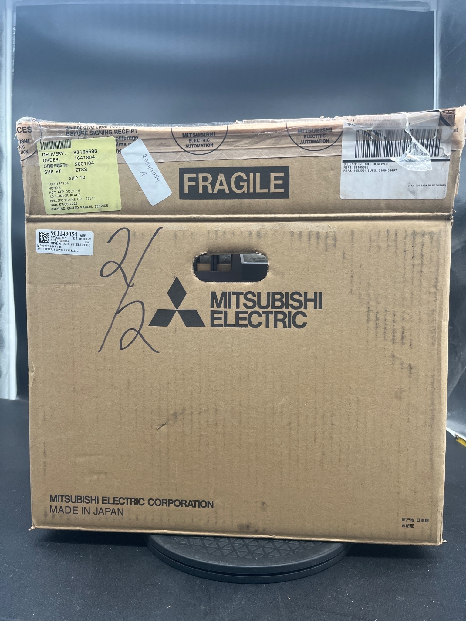MITSUBISHI ELECTRIC MDS‑D‑V1‑20 Servo Drive Unit USED 0