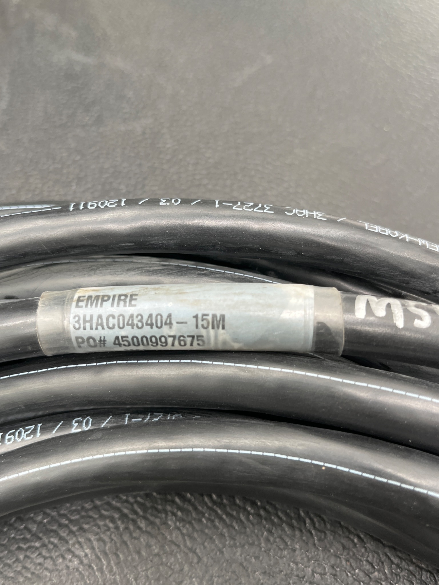 ABB 3HAC043404 REV2 Robot Cable 15M - USED 4