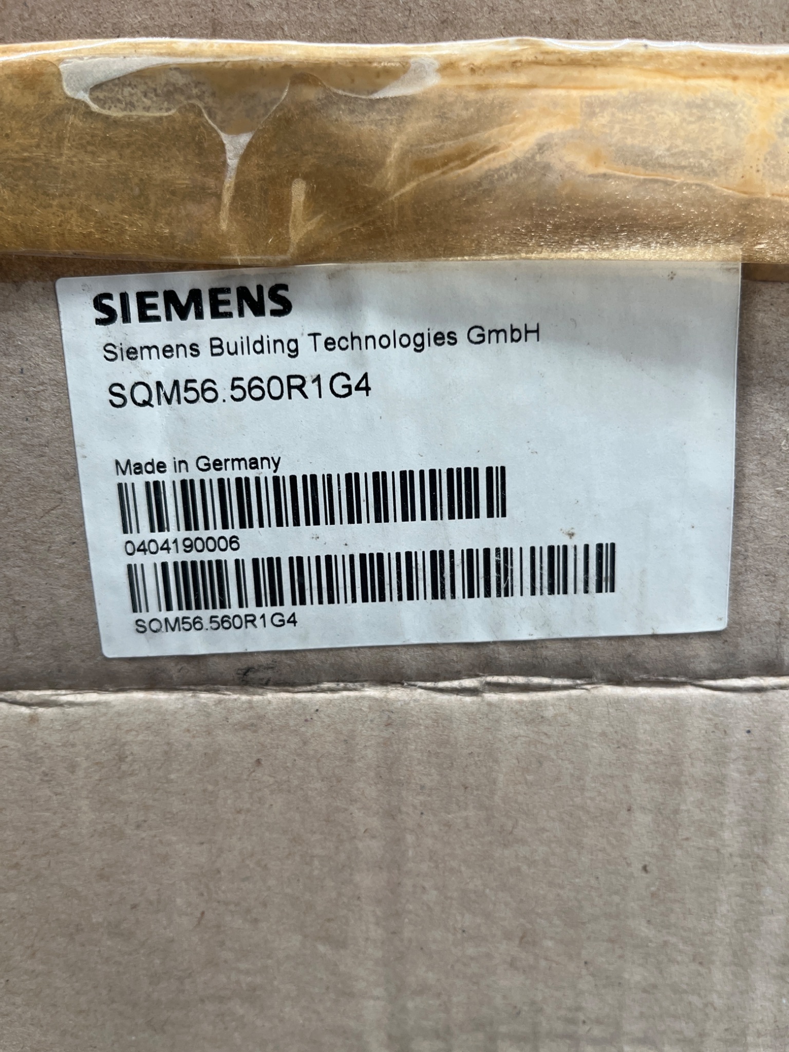 SIEMENS SQM56.560R1G4 Damper Motor Actuator NEW 0
