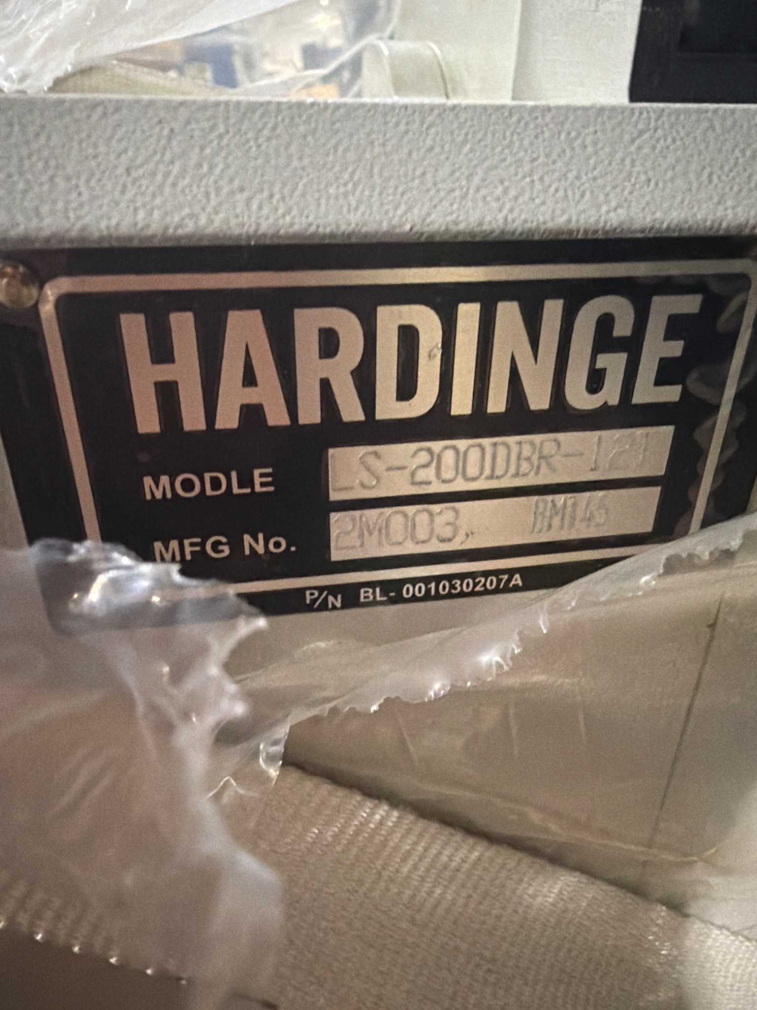HARDINGE LS‑200DBR‑12T Live Spindle Unit NEW 1