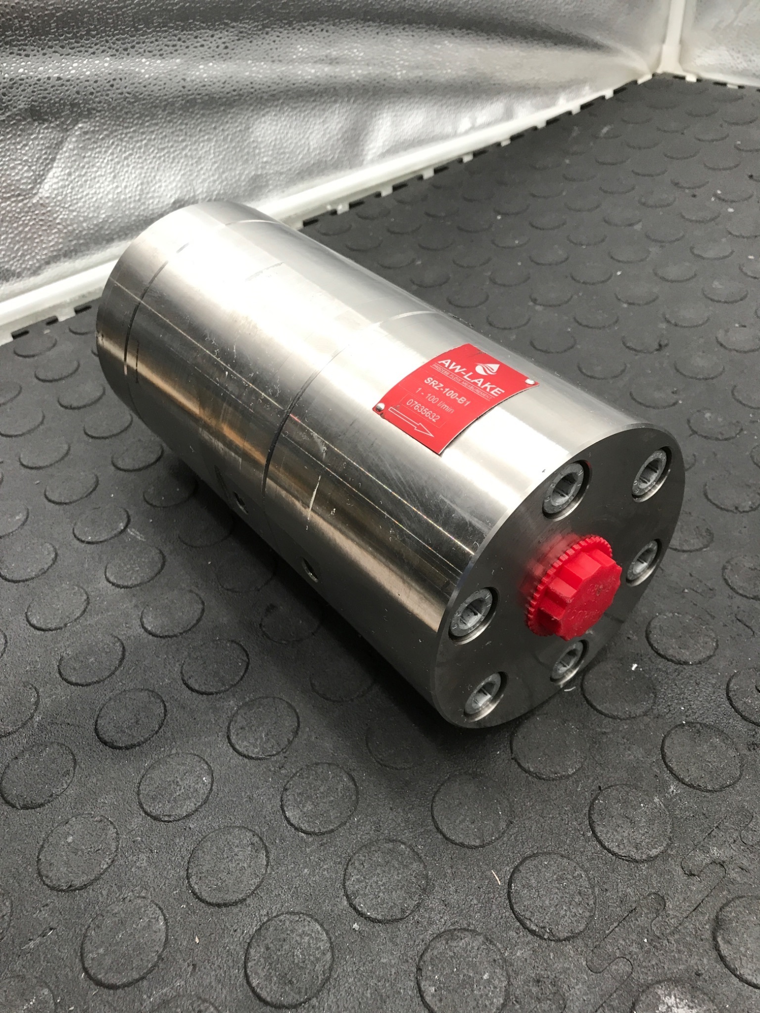 AW‑LAKE SRZ‑100‑B1 Helical Gear Flow Meter USED 1
