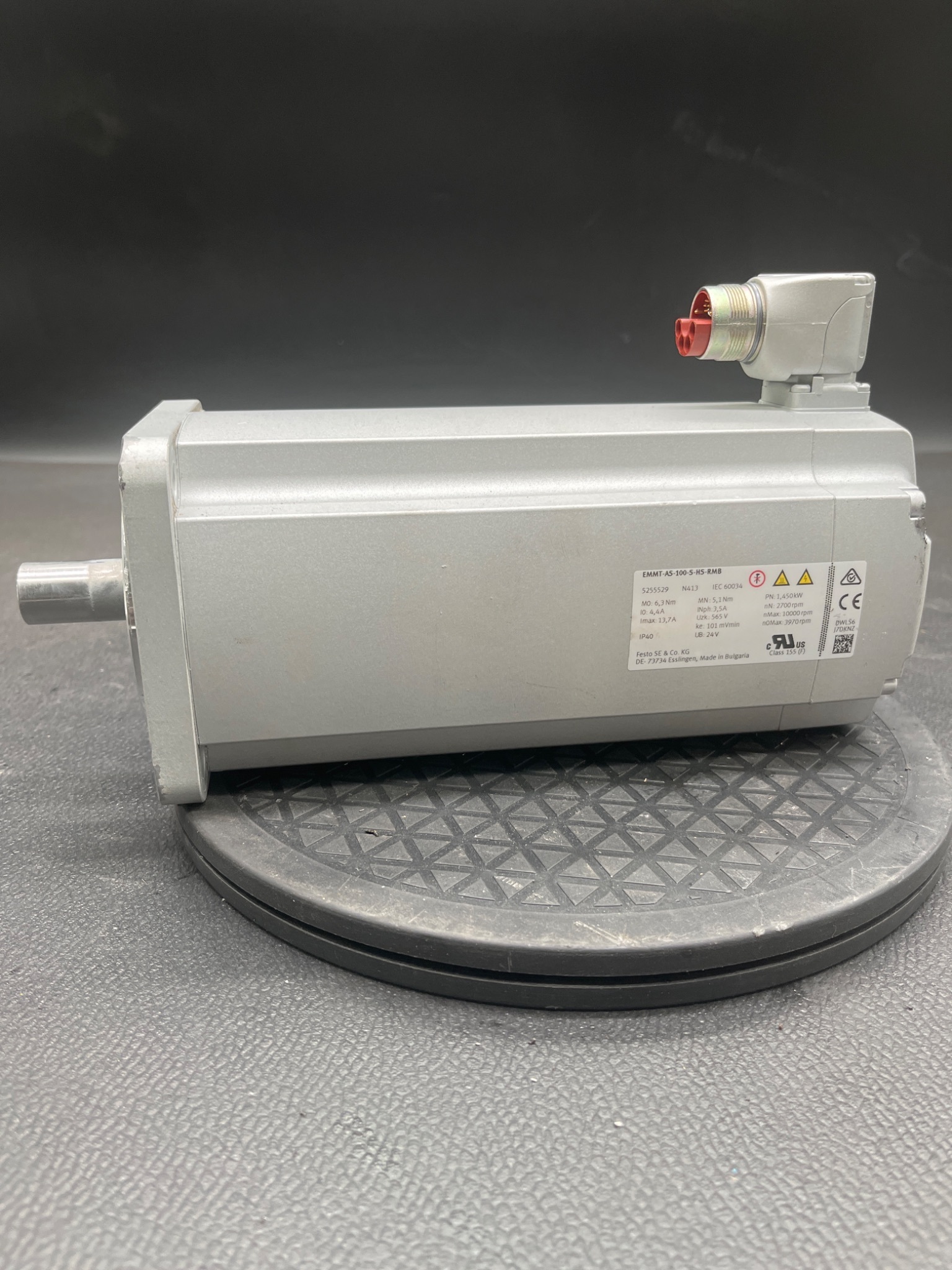 FESTO EMMT‑AS‑100‑S‑HS‑RMB Servo Motor USED 4