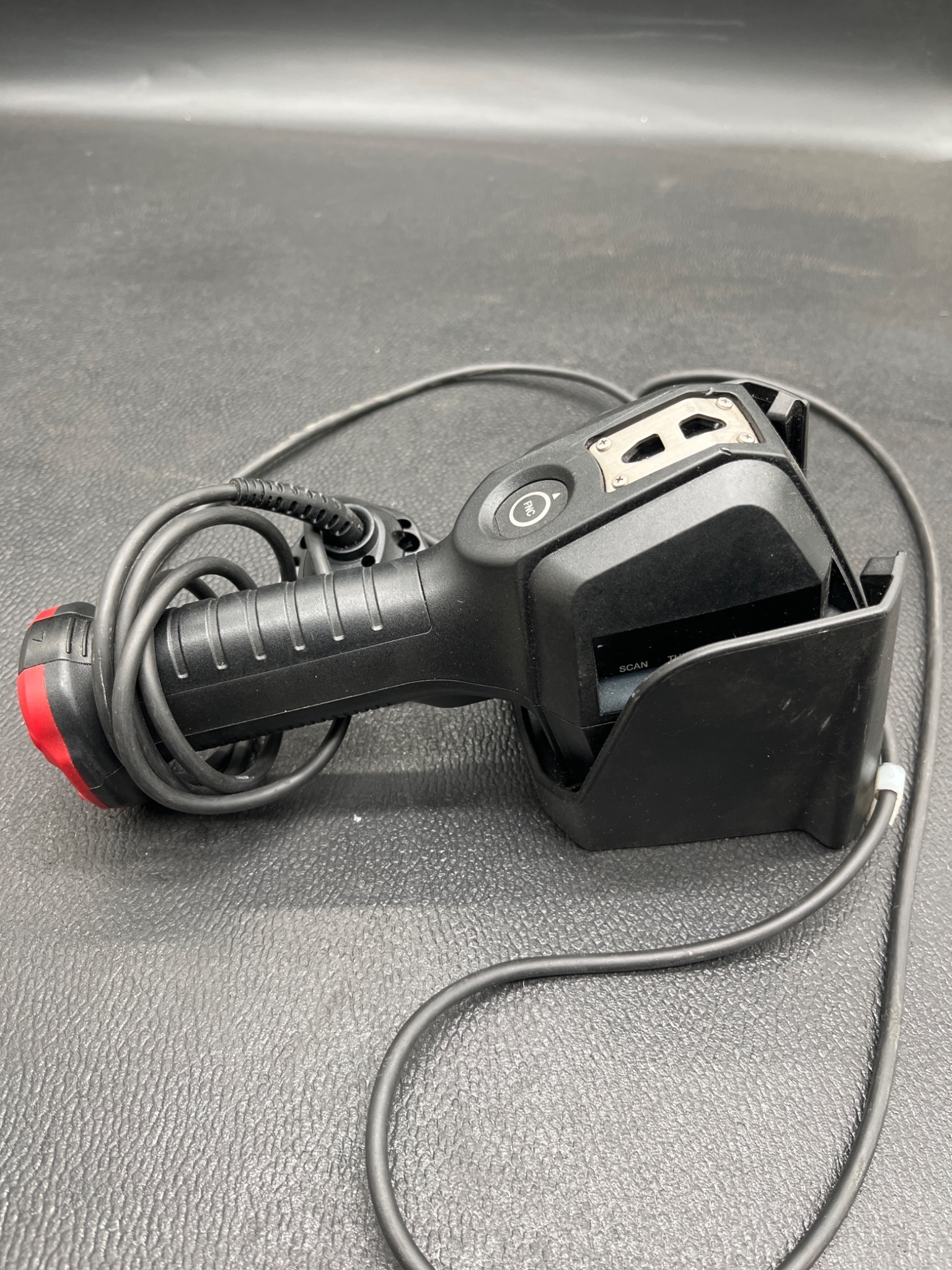 KEYENCE SR‑G100 Handheld Code Reader With Base & Power Cable USED 3