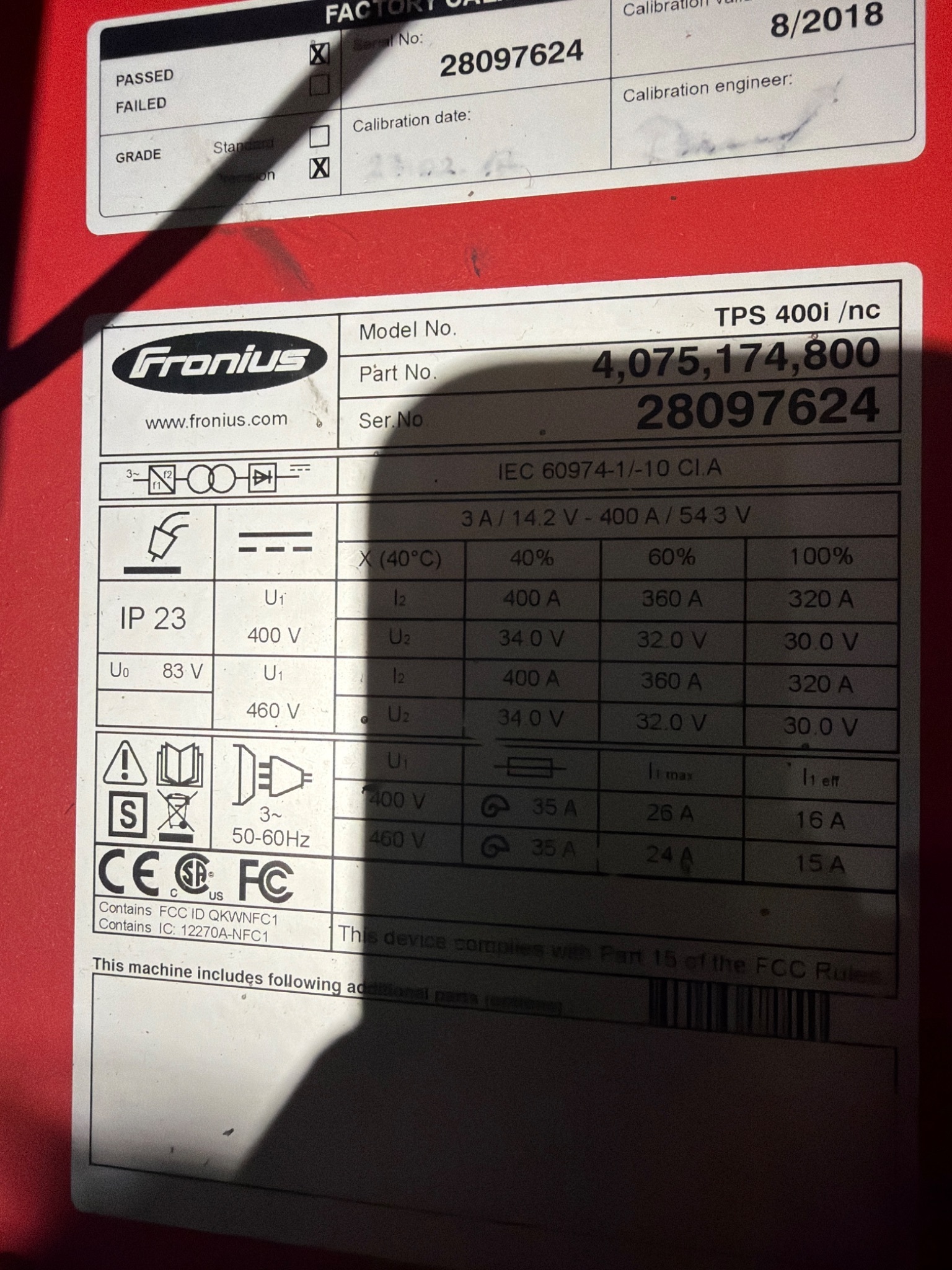 FANUC Arc Mate 120iC Robot w/ R‑30iB Controller & Fronius Welding System USED 6