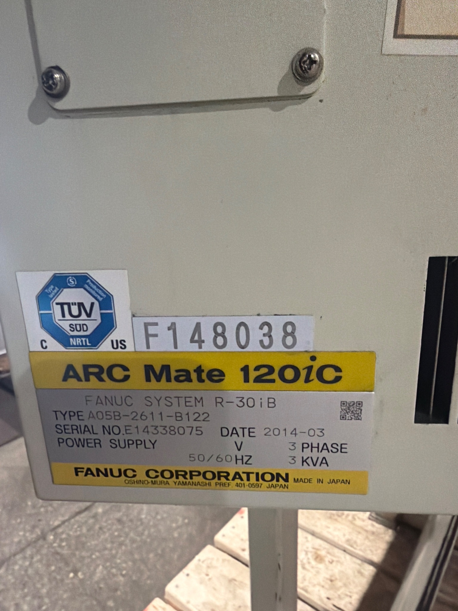 FANUC Arc Mate 120iC Robot w/ R‑30iB Controller & Fronius Welding System USED 10