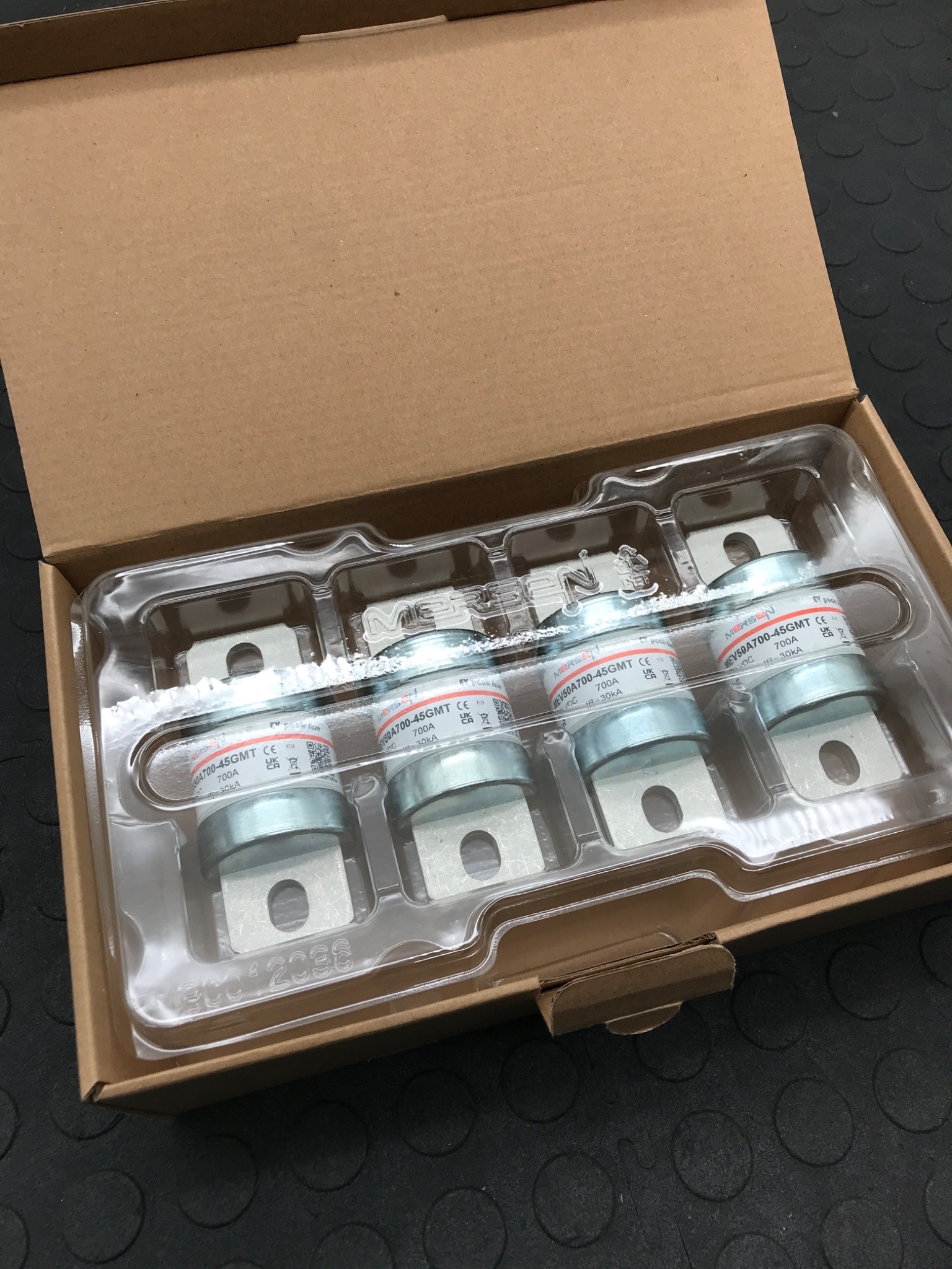 MERSEN MEV50A700‑45GMT High‑Speed Fuse (Lot of 4) NEW 0