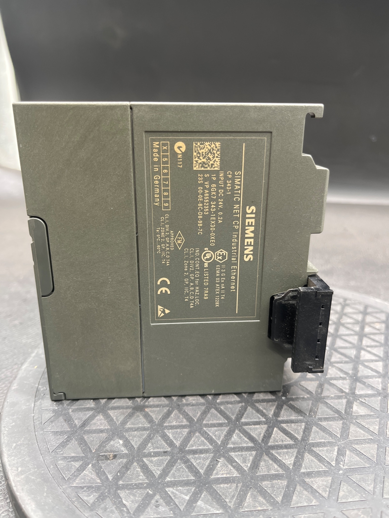 SIEMENS 6GK7 343‑1EX30‑0XE0 SIMATIC NET CP 343‑1 Ethernet Module USED 3