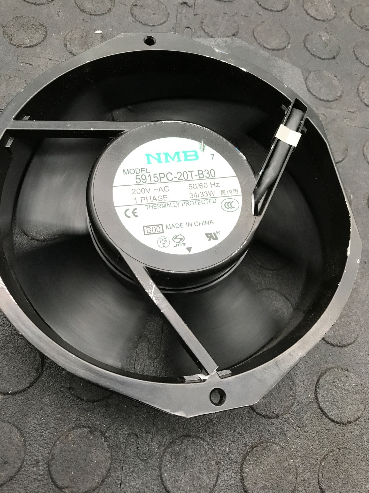 NMB 5915PC‑20T‑B30 AC Axial Cooling Fan USED 1