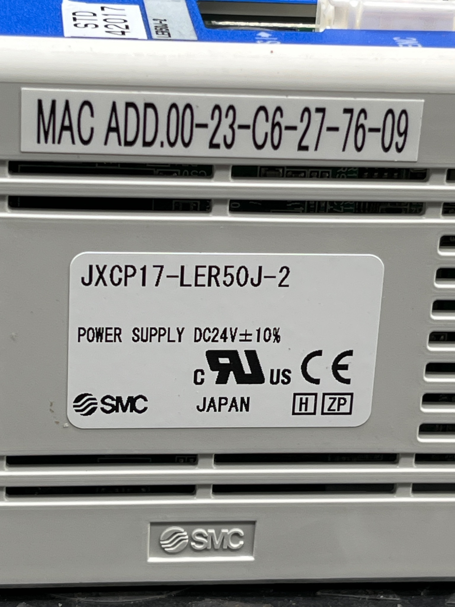 SMC JXCP17‑LER50J‑2 Electric Actuator Controller USED 5