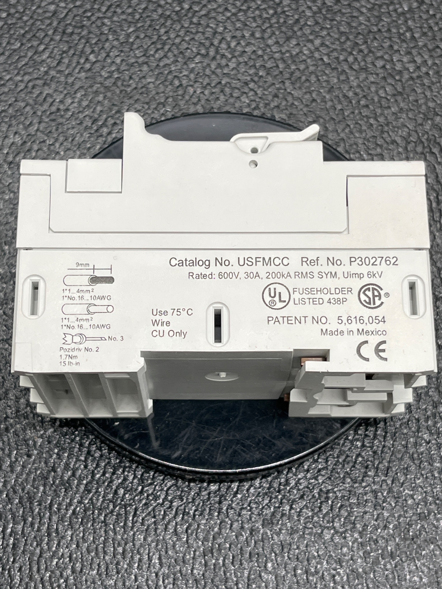 FERRAZ SHAWMUT USFMCC ULTRASAFE Fuse Holder NEW 6