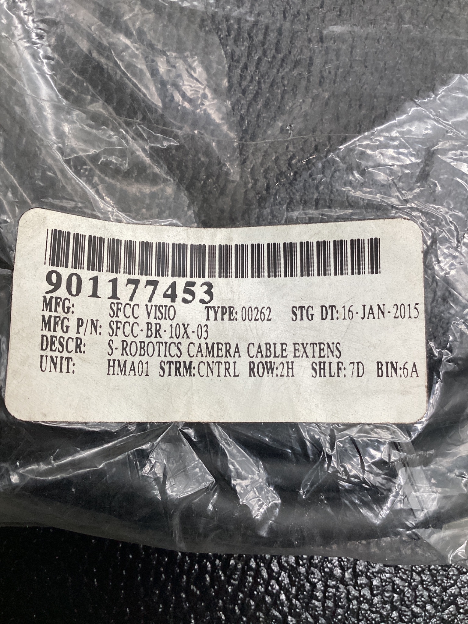 SFCC VISIO SFCC‑BR‑10X‑03 12‑Pin Robotics Camera Cable NEW 5