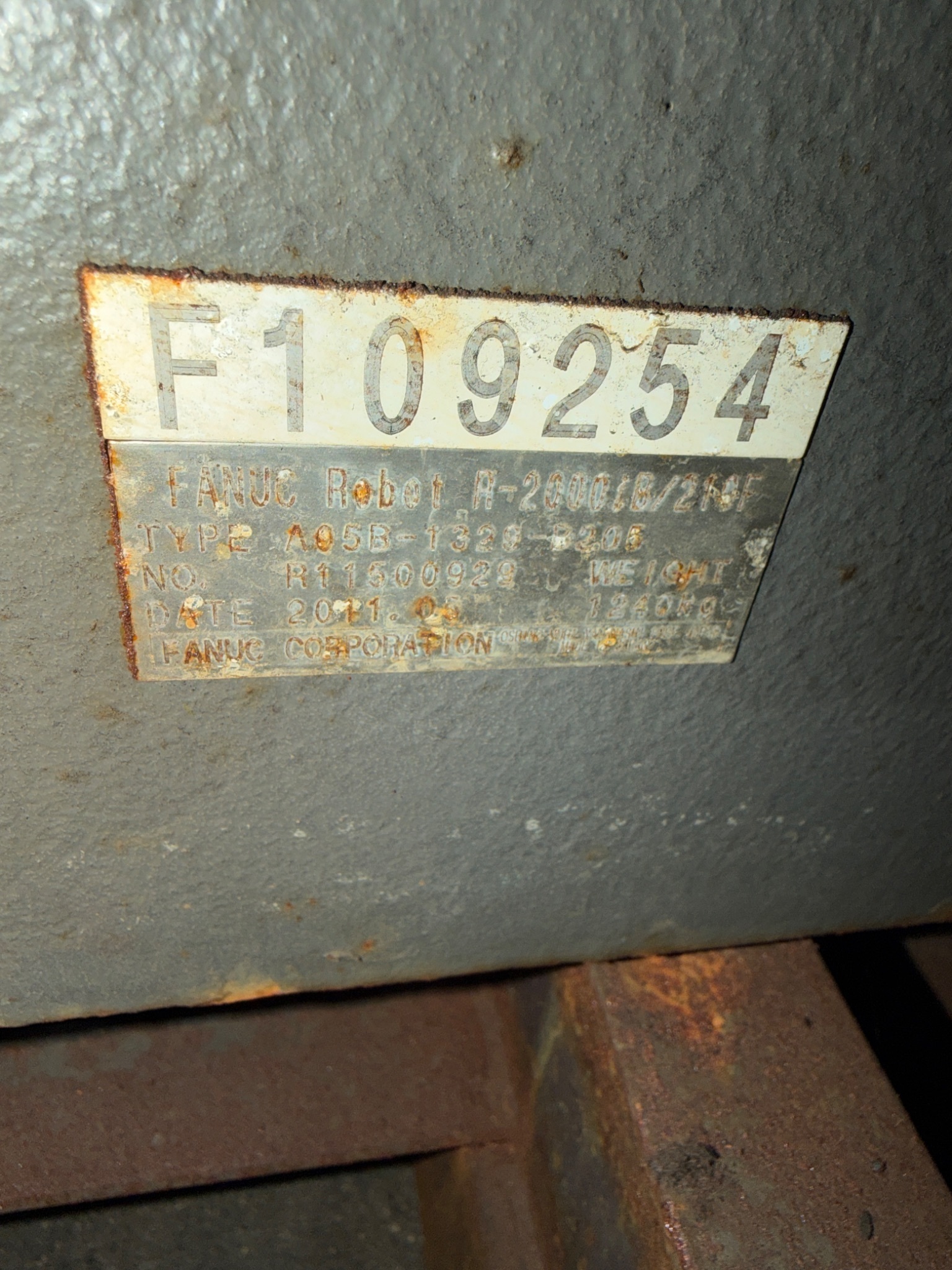 FANUC R-2000iB/210F Complete w/ R-30iA Controls USED 11