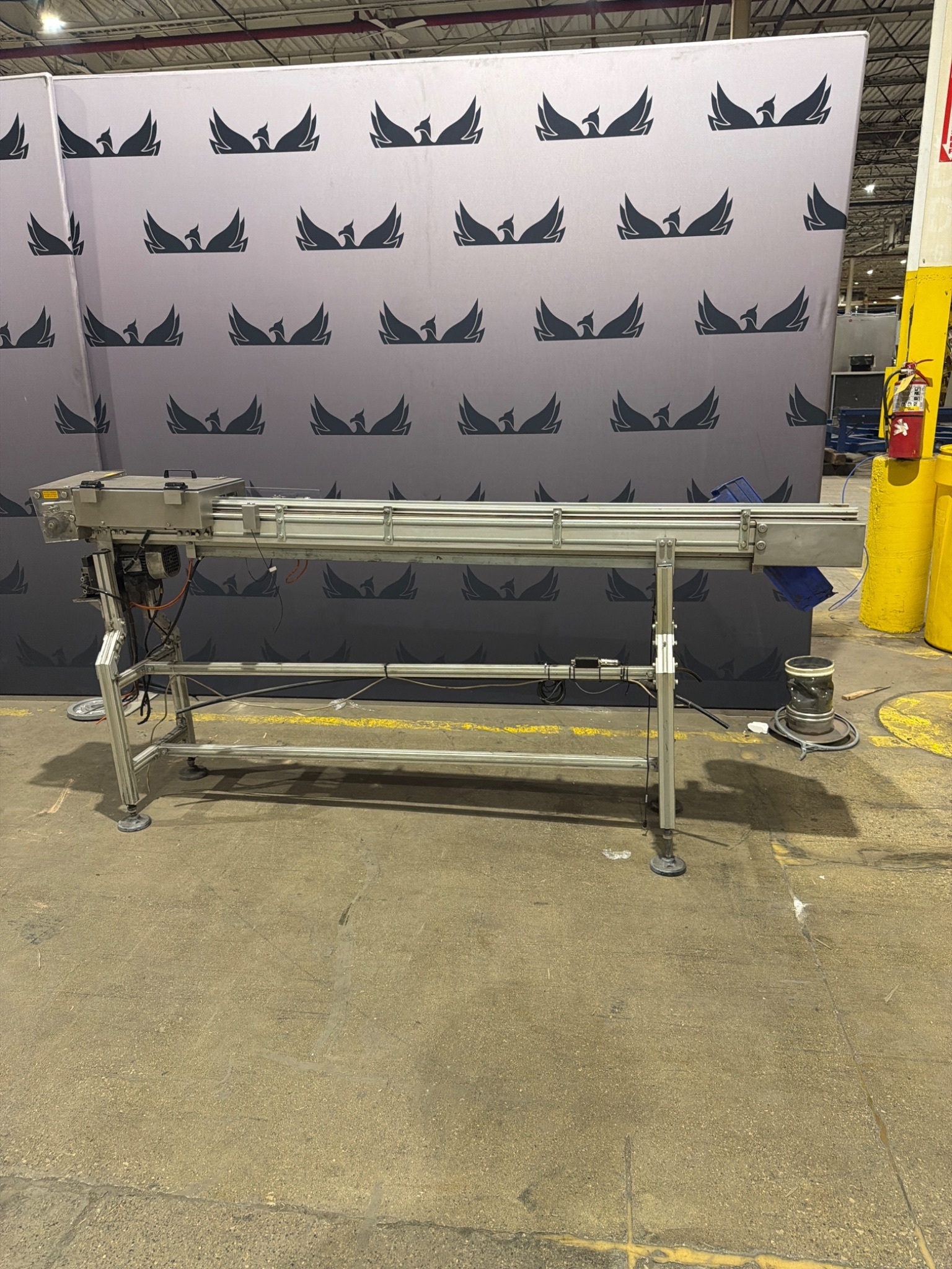 Systembelt Stainless Steel Conveyor Assembly w/ Bonfiglioli Gearmotor USED 0