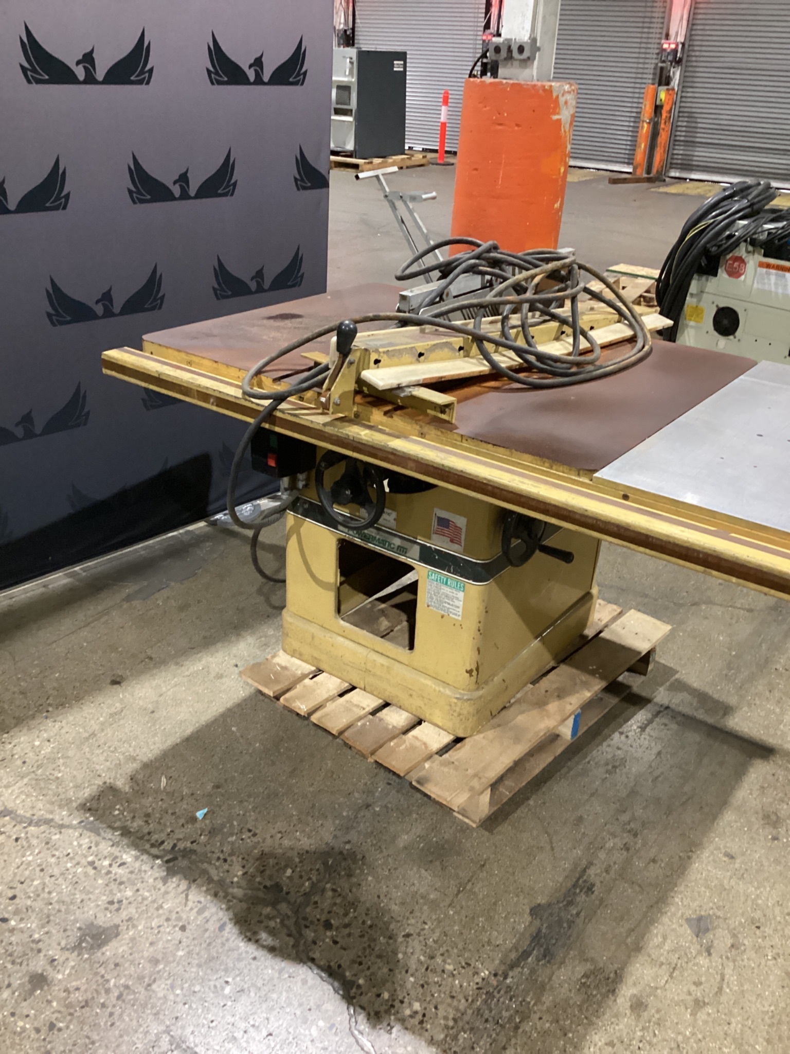 POWERMATIC 72A Industrial Table Saw USED 1
