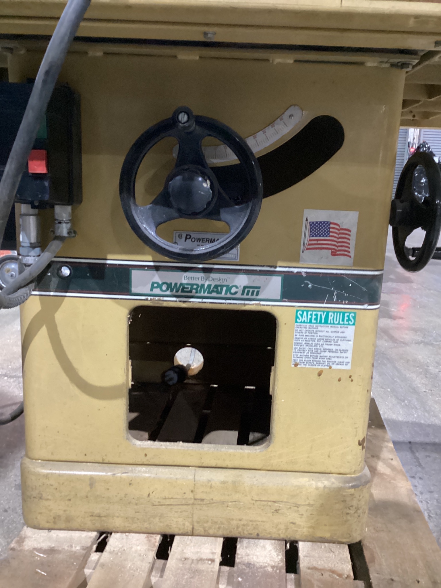 POWERMATIC 72A Industrial Table Saw USED 3