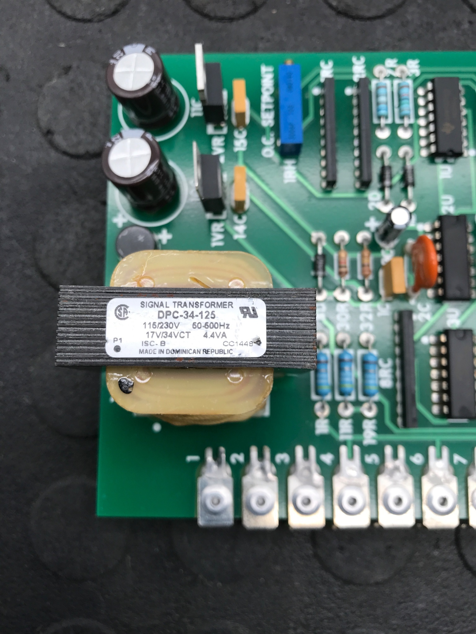 SPANG E6597‑000 Over Current Shutdown Board USED 1