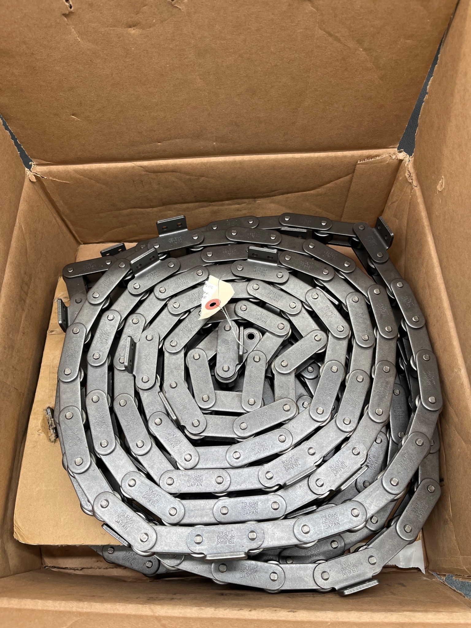 TSUBAKI RF2060 Roller Chain NEW (2 Chains, 24.5 ft Each) 0