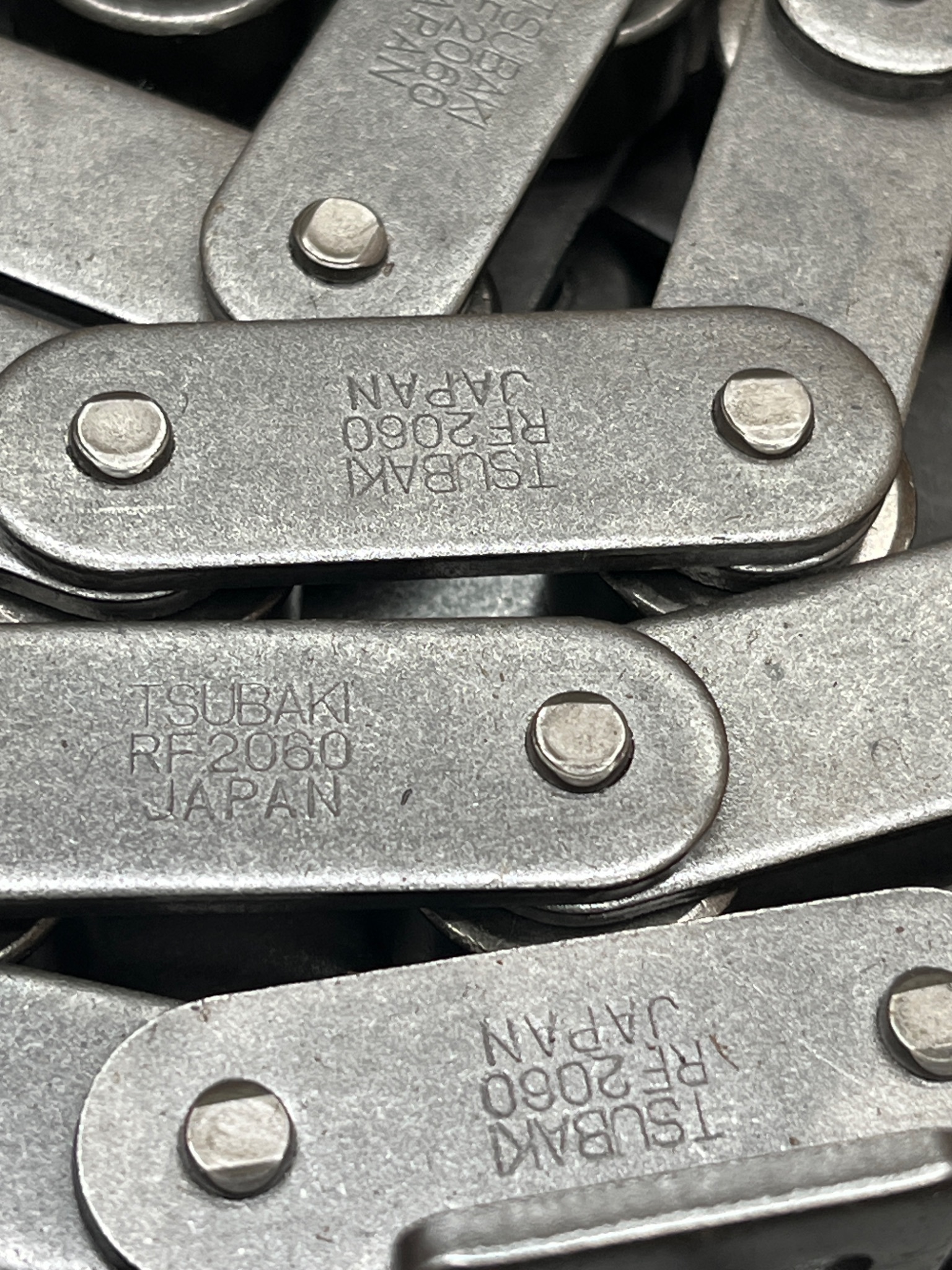 TSUBAKI RF2060 Roller Chain NEW (2 Chains, 24.5 ft Each) 1