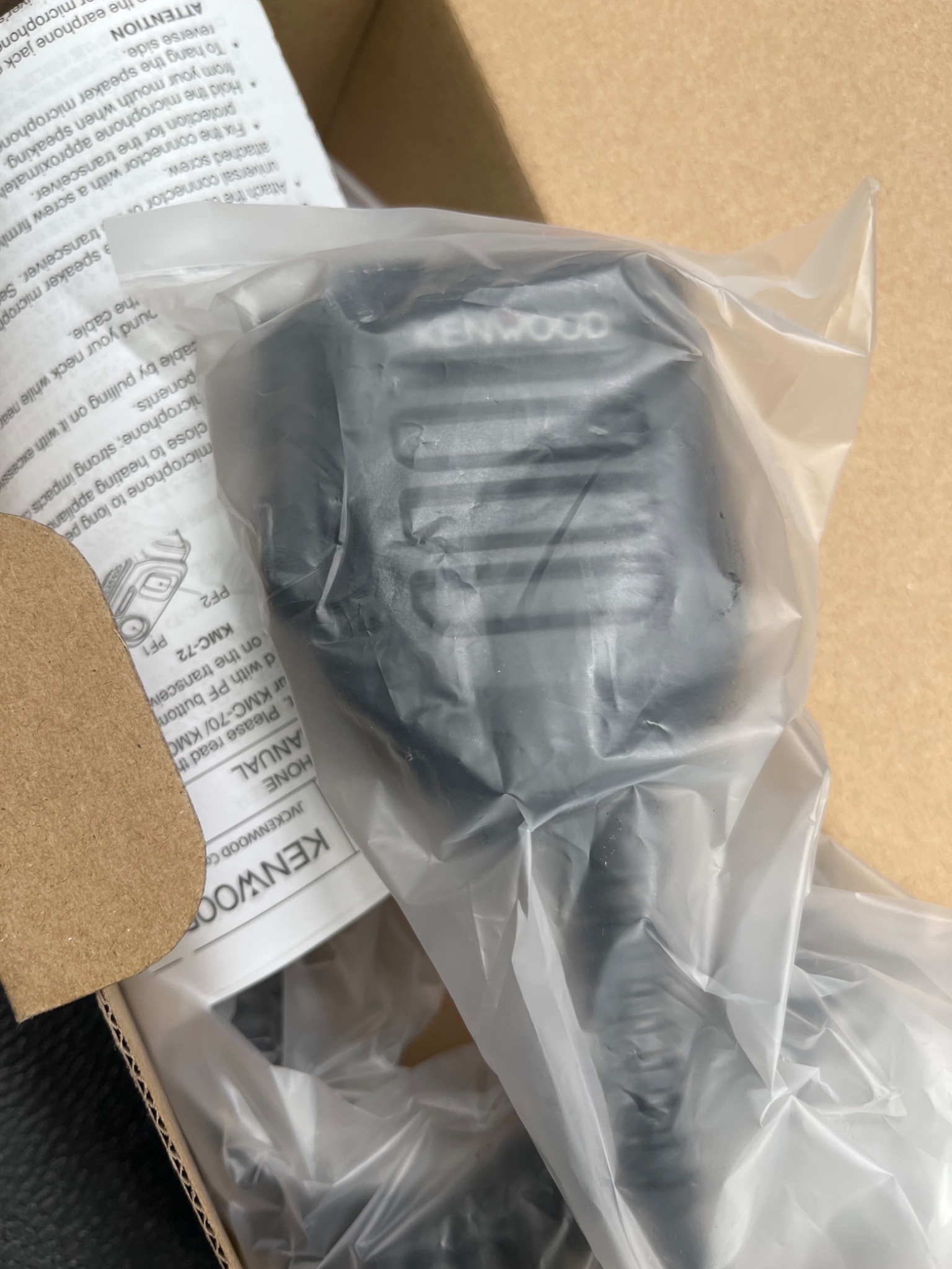 KENWOOD KMC‑72 Two‑Way Speaker/Microphone (PTT) NEW 0