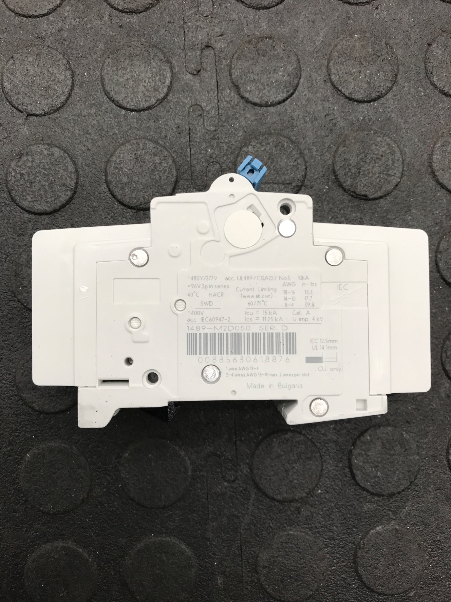 ALLEN‑BRADLEY 1489‑M2D050 Miniature Circuit Breaker NEW 4