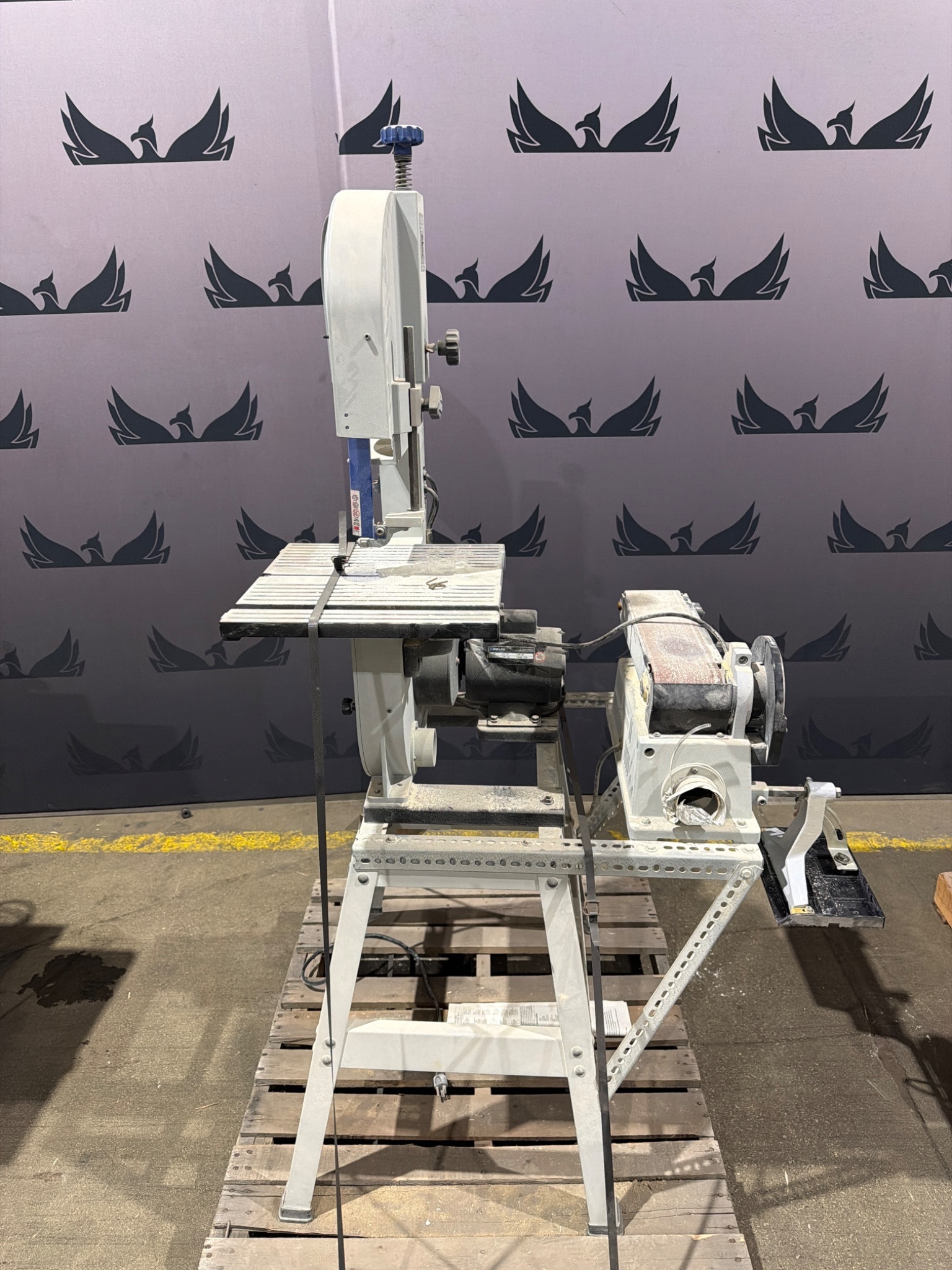 DELTA ShopMaster BS220LS Vertical Band Saw / Disc Sander USED 0