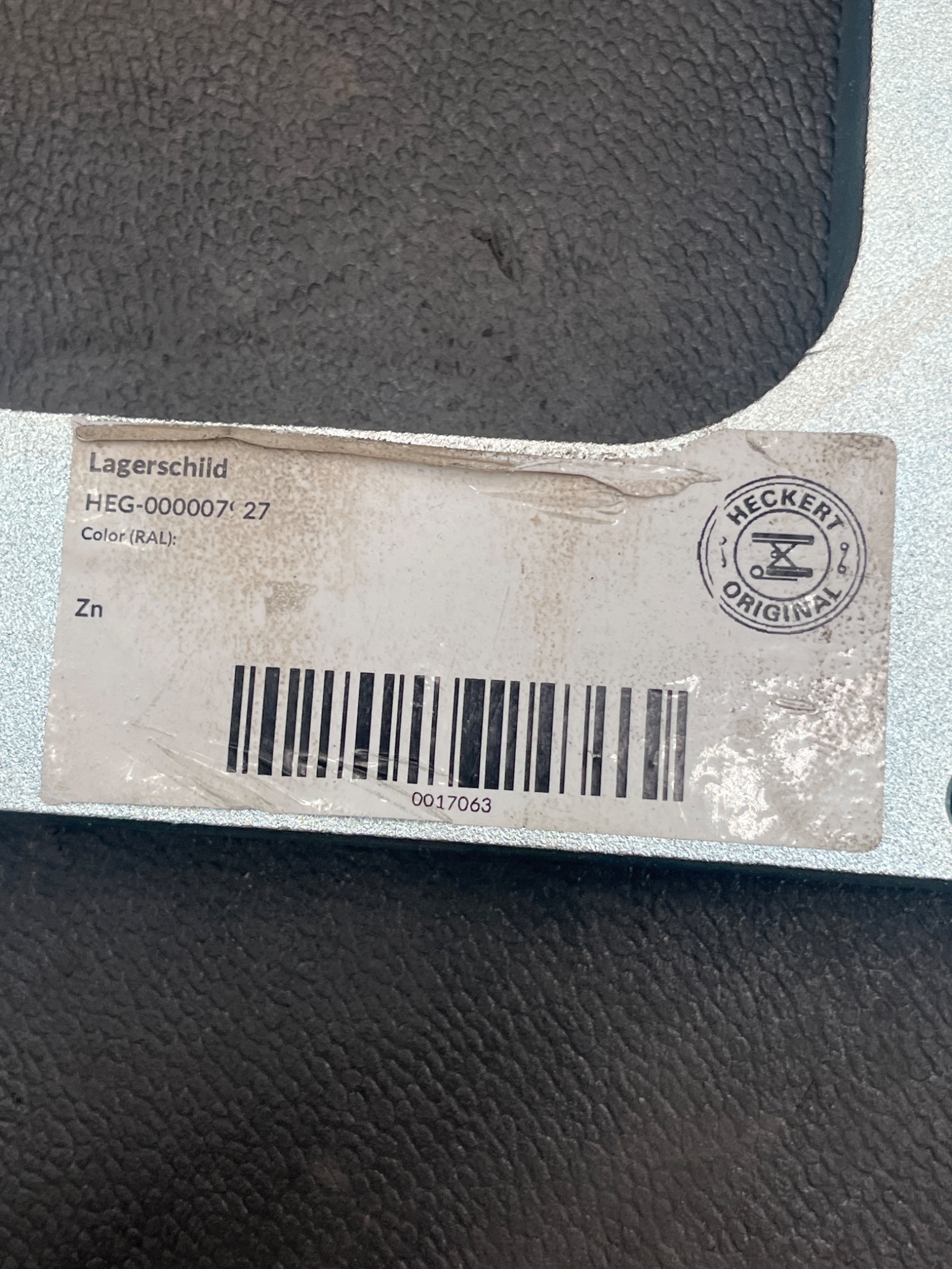 HECKERT Lagerschild HEG‑000007927 Bearing Shield NEW 4