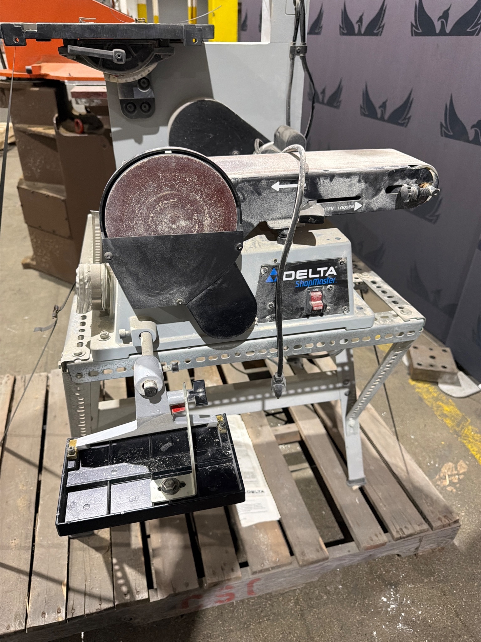 DELTA ShopMaster BS220LS Vertical Band Saw / Disc Sander USED 3