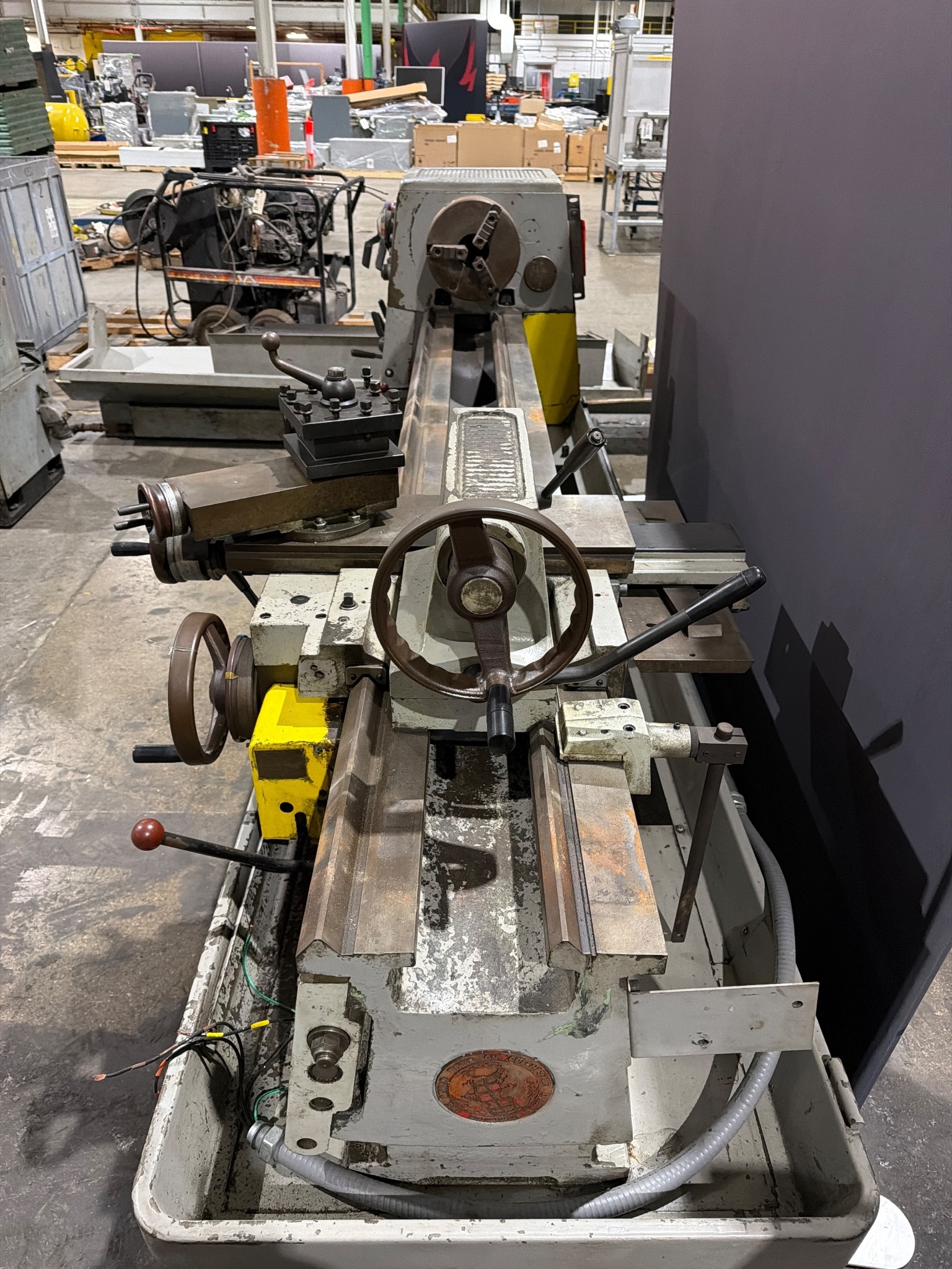 CLAUSING COLCHESTER 17 ENGINE LATHE 480V PARTS 5