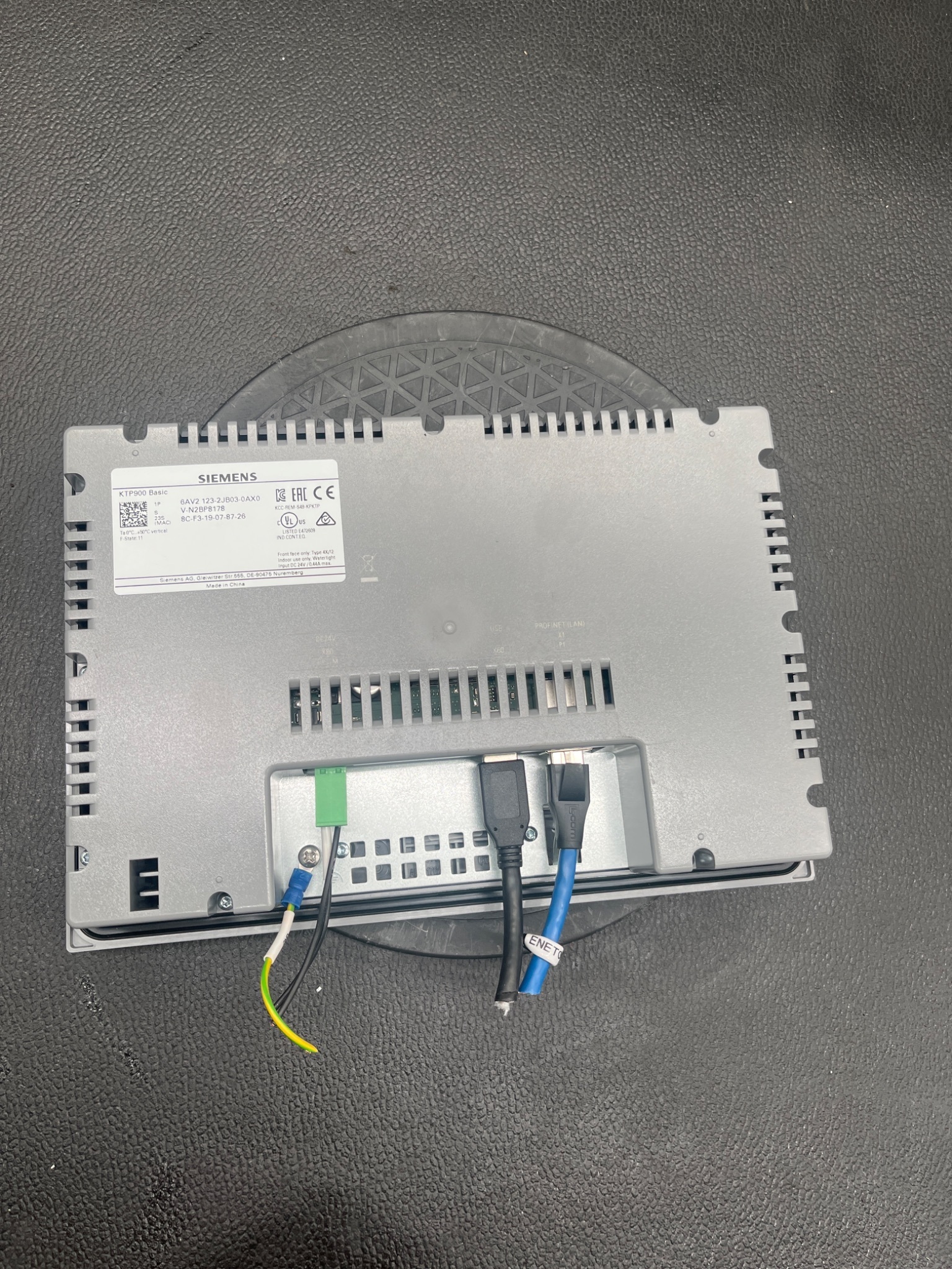 SIEMENS 6AV2123‑2JB03‑0AX0 SIMATIC KTP900 Basic HMI Touch Panel USED 5
