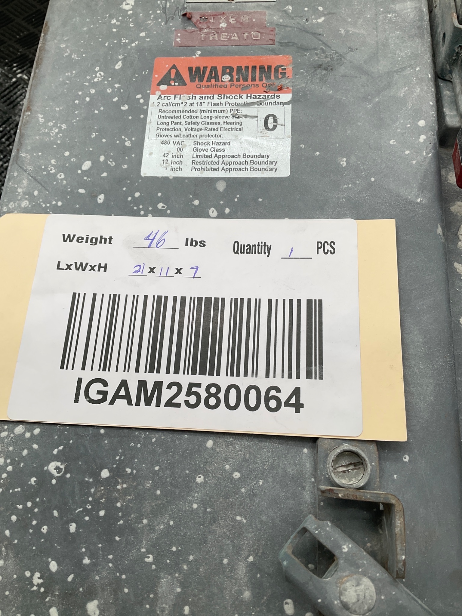 SQUARE D 8536 DO‑1 NEMA Size 1 Motor Starter Assembly USED 5
