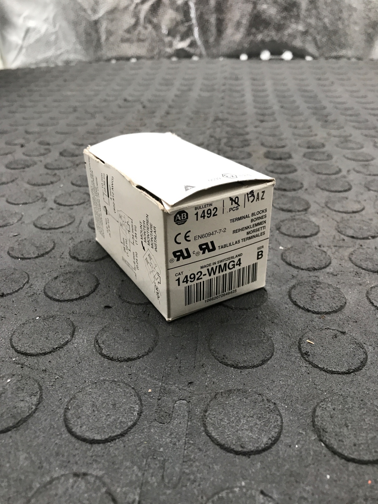 ALLEN‑BRADLEY 1492‑WMG4 Terminal Block NEW 0
