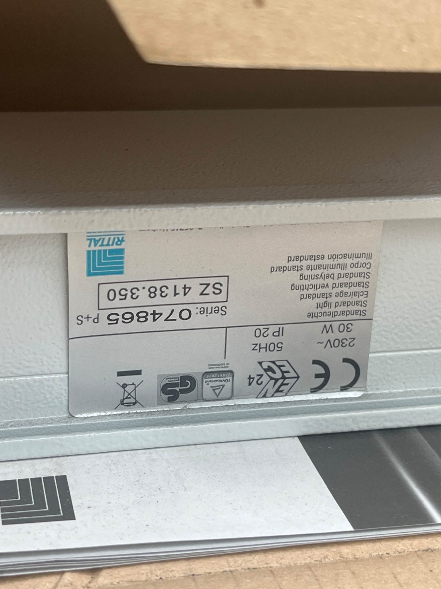 RITTAL SZ 4138.350 Enclosure System Light 230V 30W NEW 5