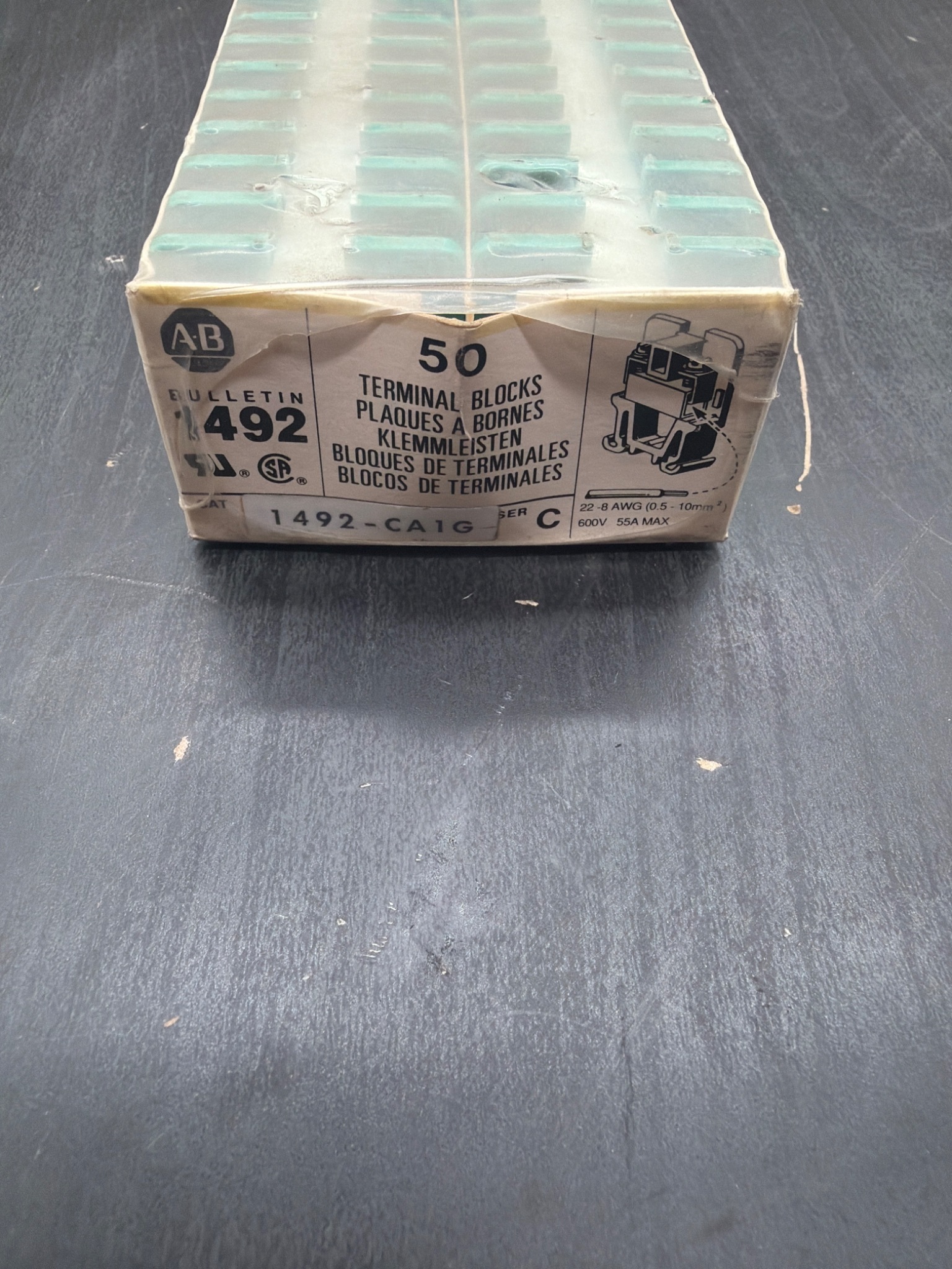 ALLEN‑BRADLEY 1492‑CA1G Terminal Blocks 50 PCS NEW 1